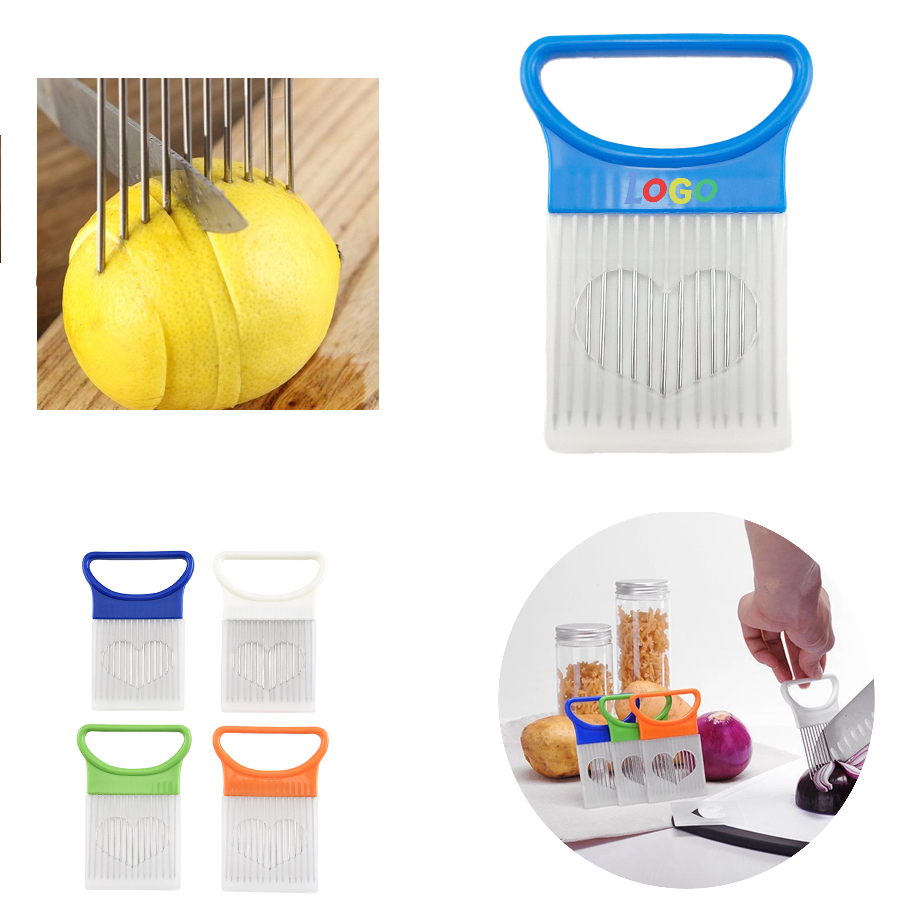 Onion Holder Slicer Cutter Chopper
