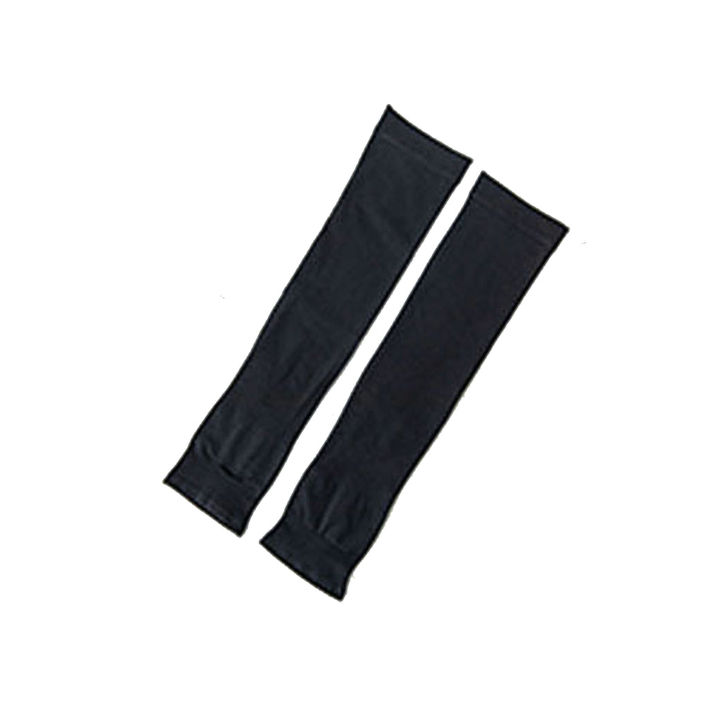 Solid Color Men's and Women's Ice Silk Sleeves for Summer UV Protection