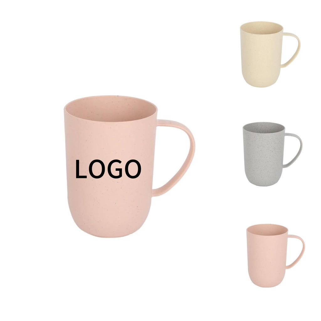 Wheat Fiber Single-Handle Rinse Cup