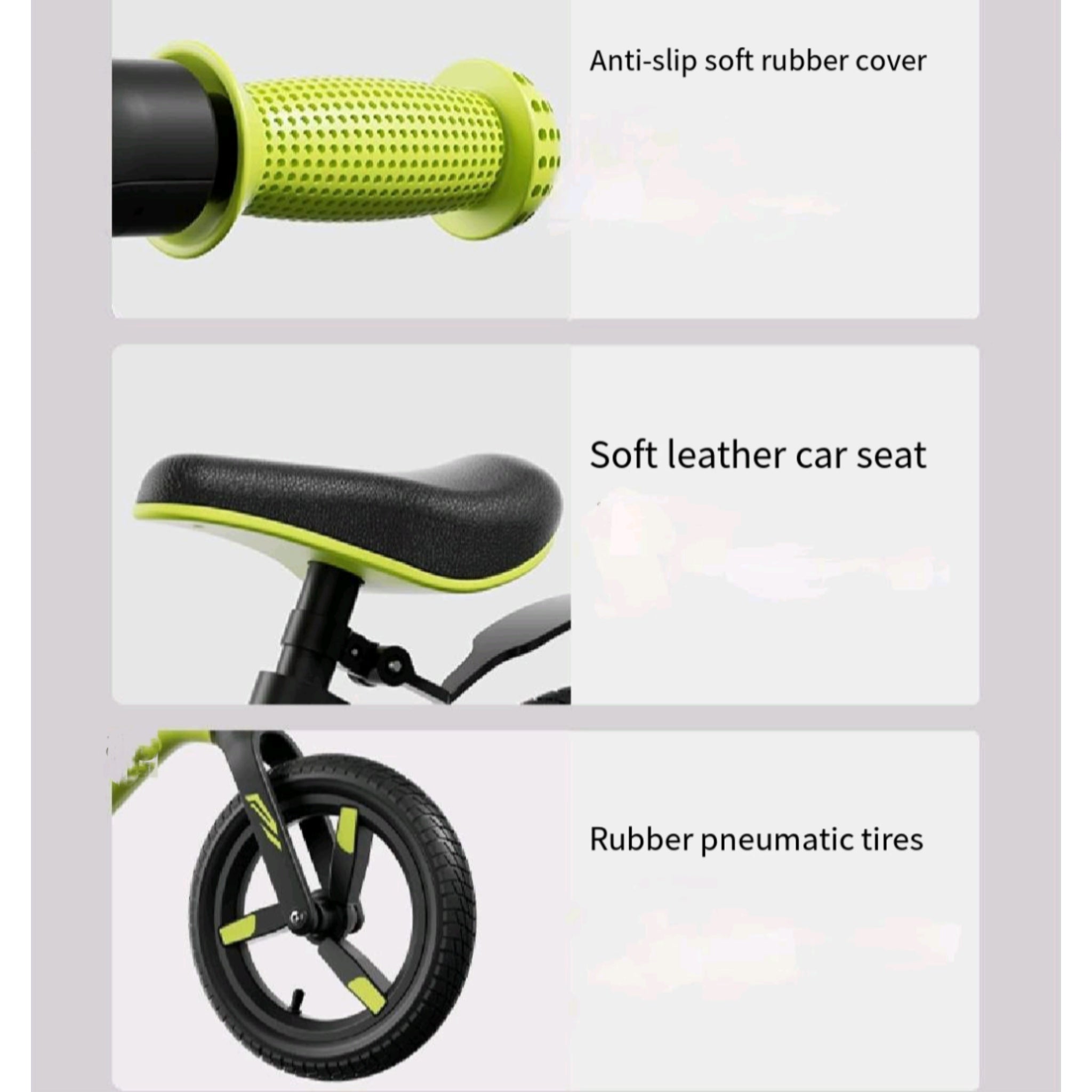 Kids Balance Bike NoPedal 1 - 6Y Adjust Outdoor Kindergarten