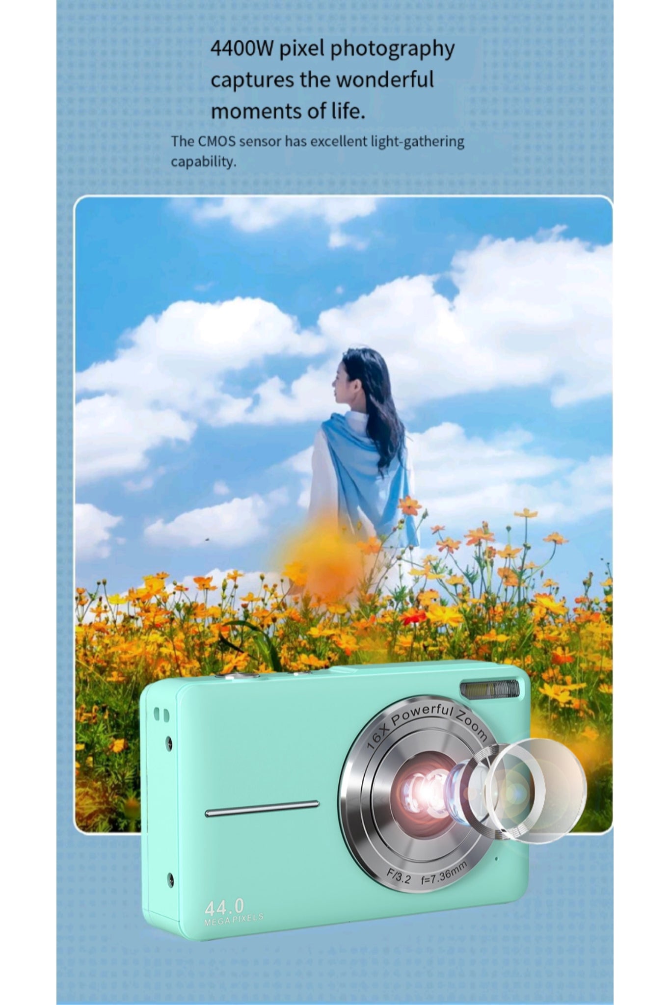 High Definition Digital Beauty Enabled Student Camera