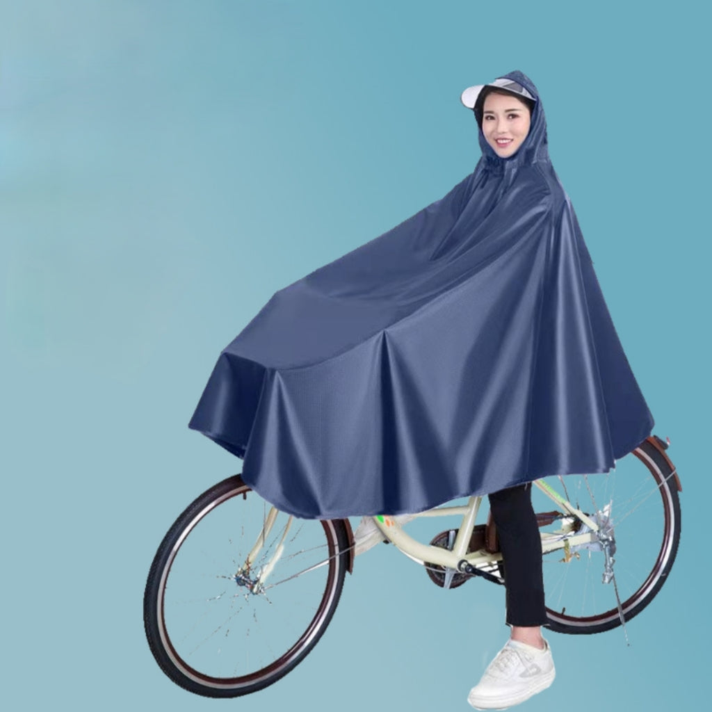 Waterproof Bike Poncho Adult Heavy Duty Anti Storm Ebike