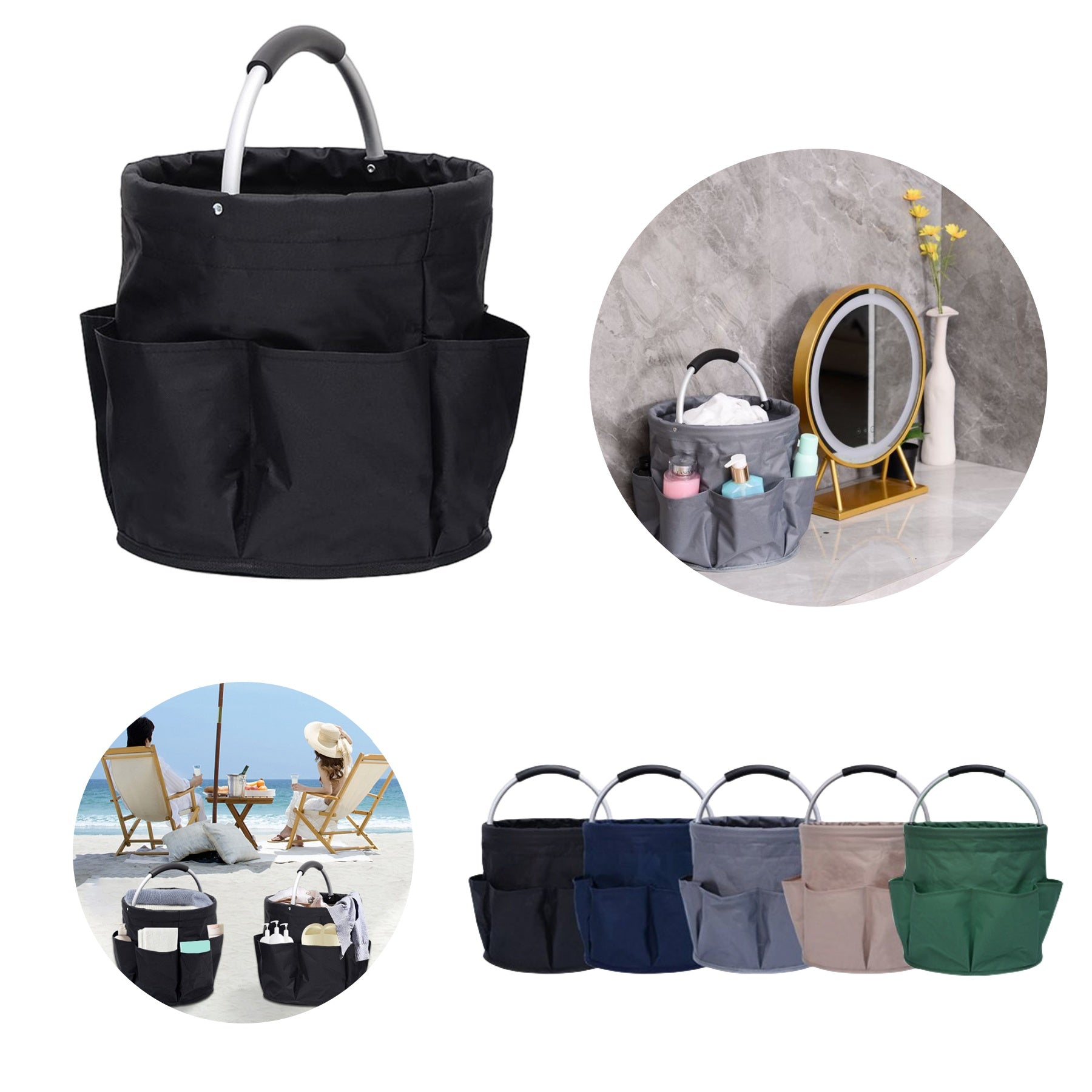 Handheld Oxford Cloth Picnic Basket