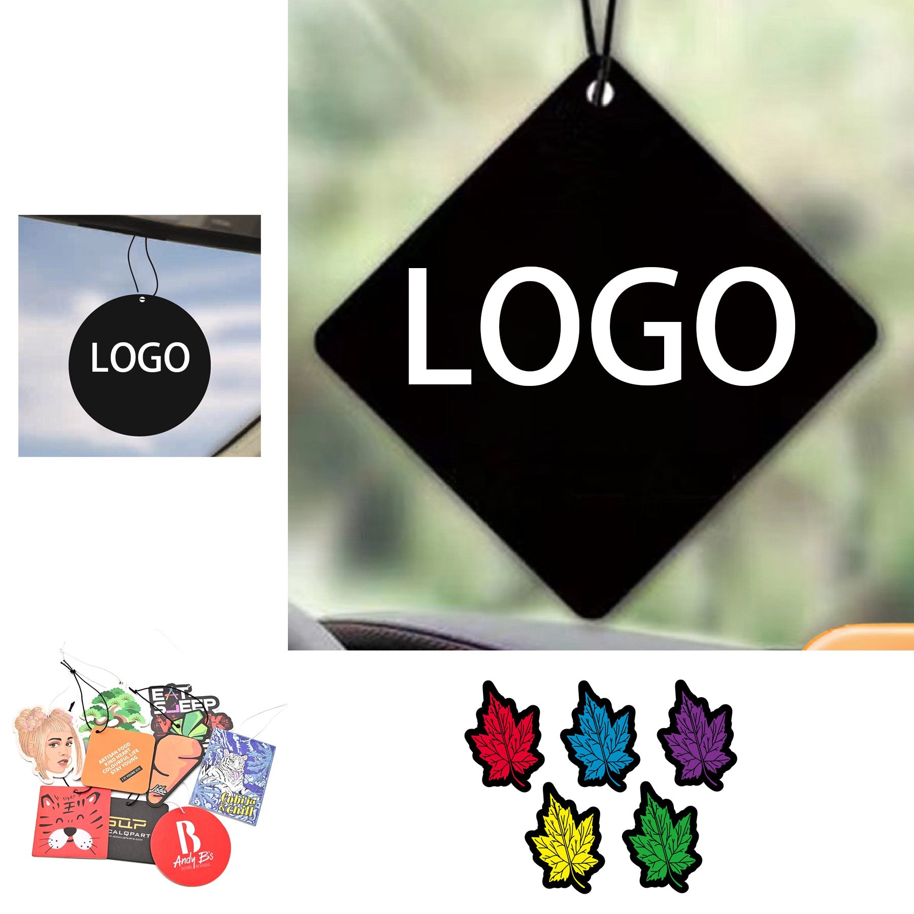 Personalized Car Fragrance Tablets