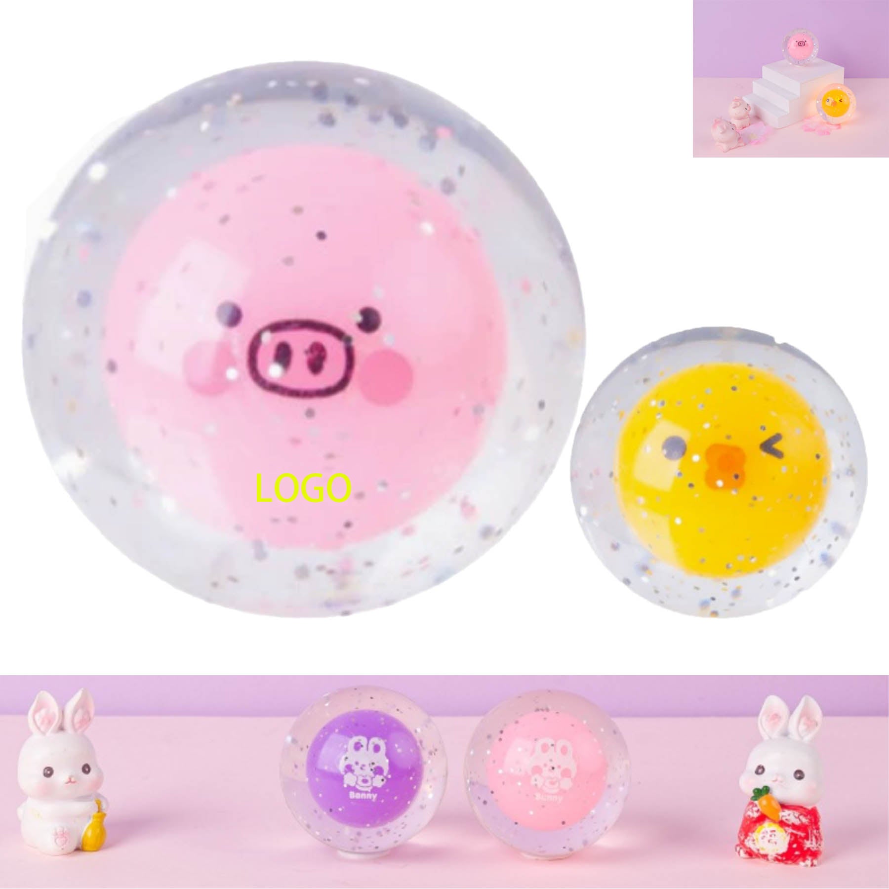 Sparkling Bouncy Ball