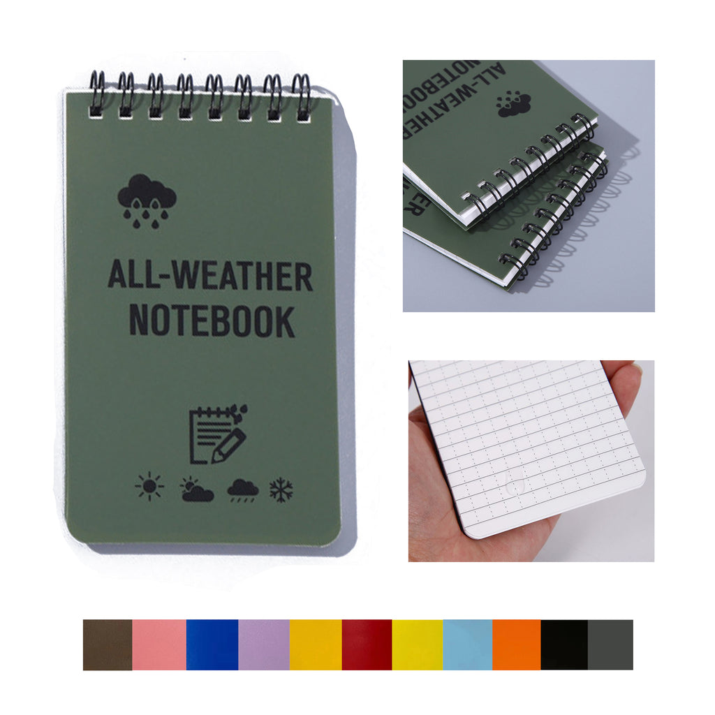 Upturn Waterproof Mini Coil Notebook