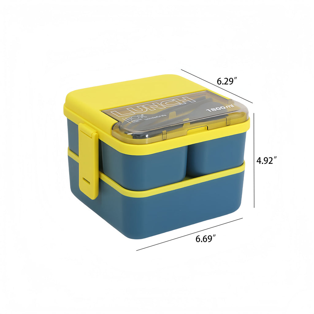 Double Layer Square Lunch Box