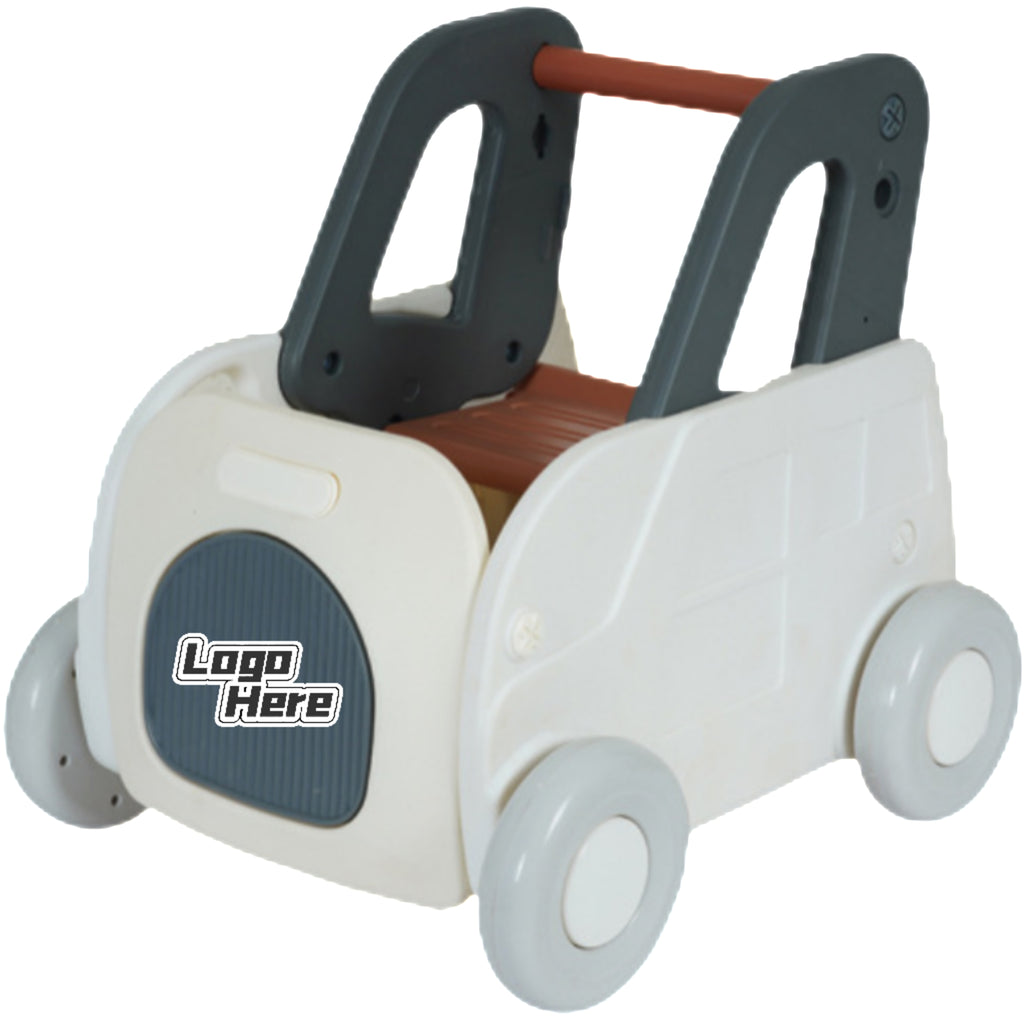 Trolley Integrating Baby Walking And Storage Features