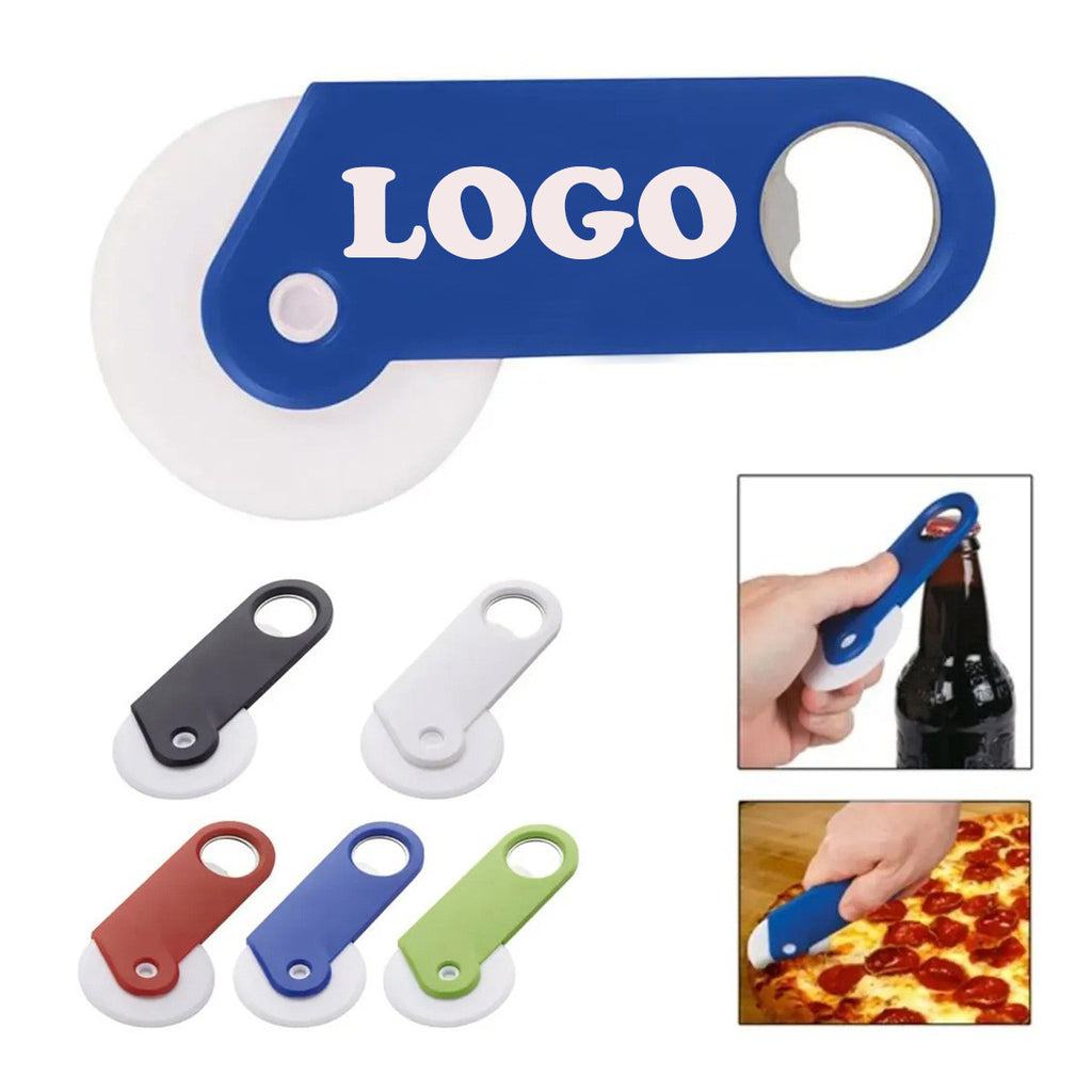 Bottle Opener With Pizza Cutter Kitchen Gadget