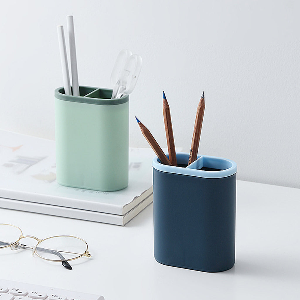 Student Solid Plastic Minimalist Pen Holder