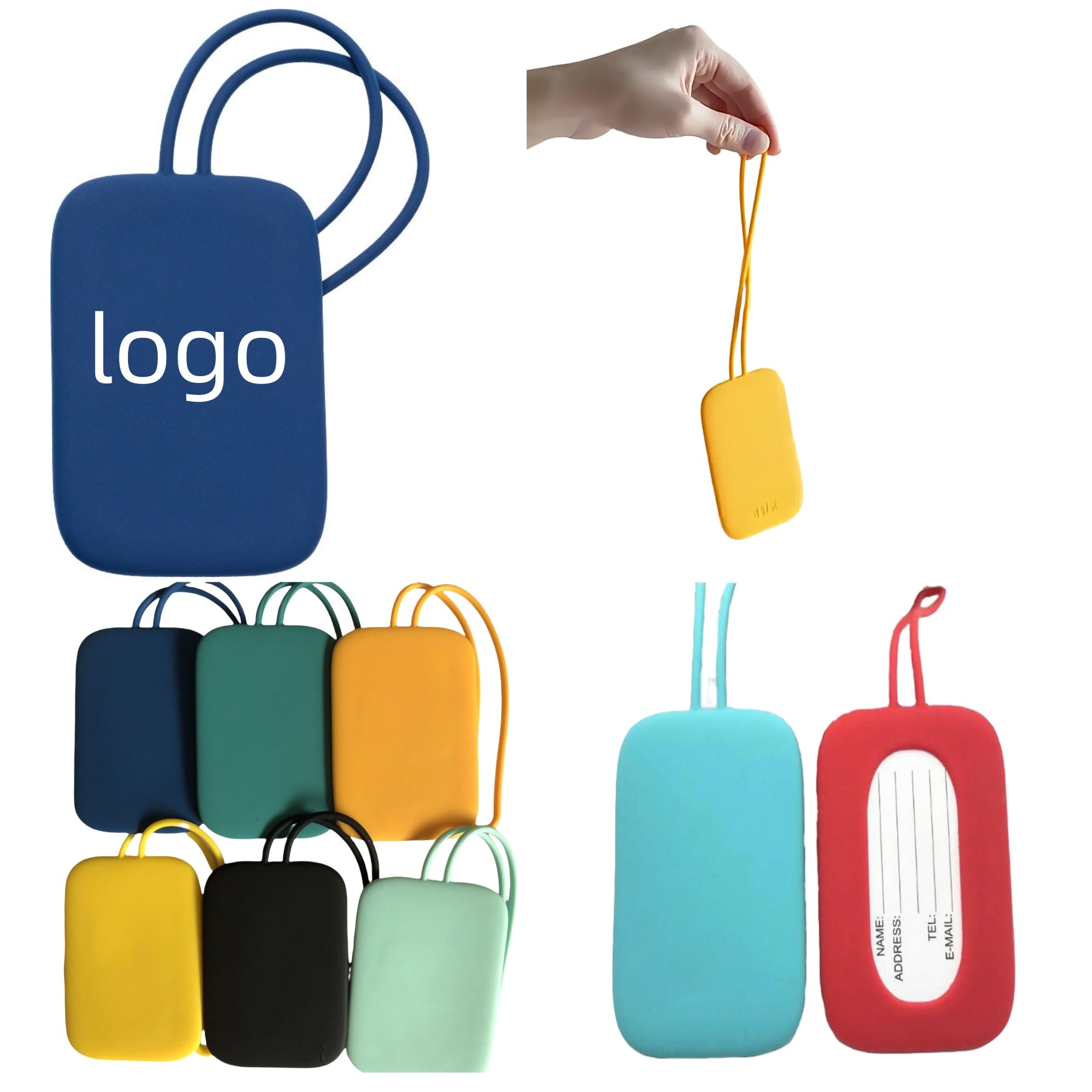 Silicone Luggage Tag