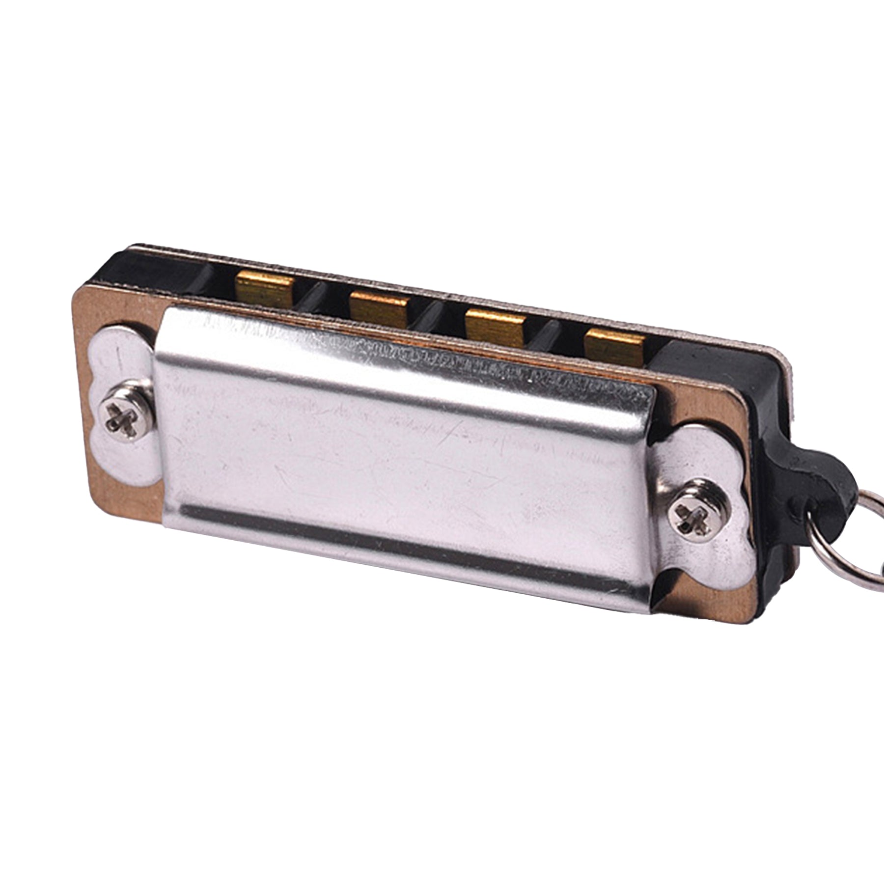Mini Metal 4 Holes Harmonica Necklace