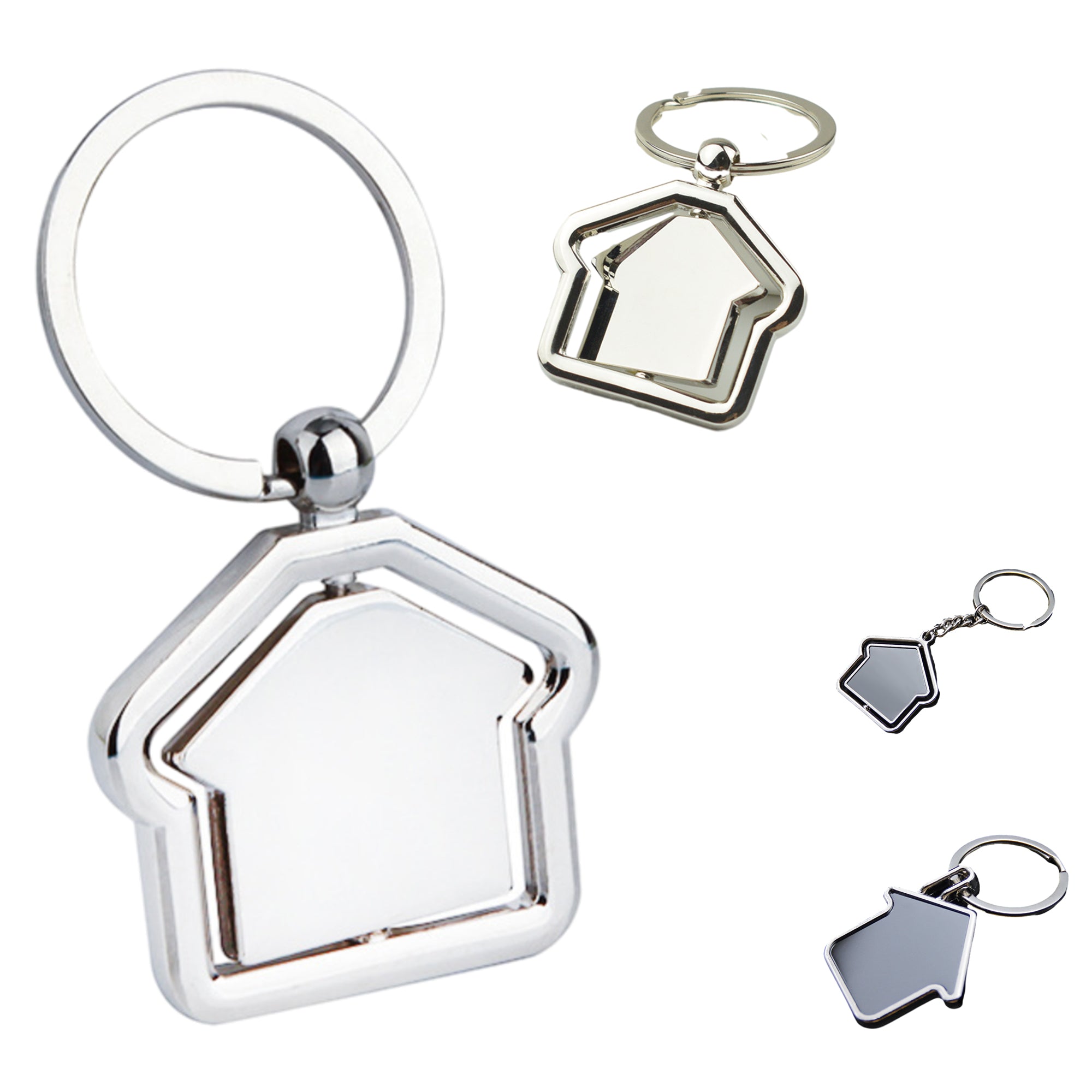 Creative House Ornaments 360 Degree Shape House Turn Key