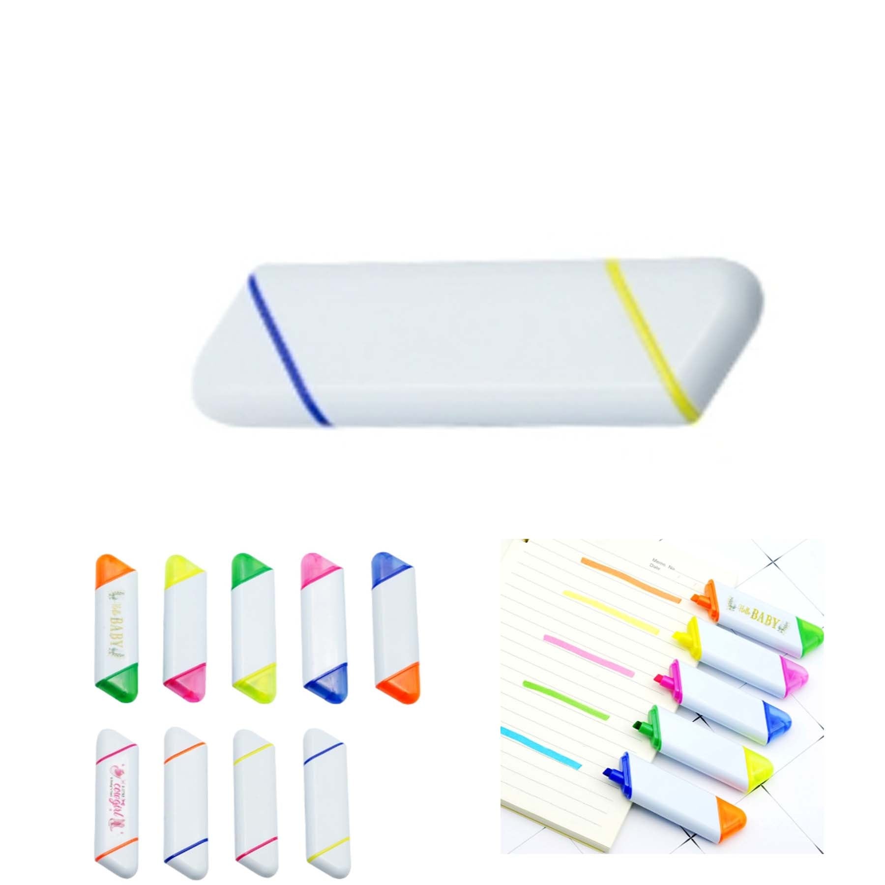 Dual Directional Use Of Highlighter Pen