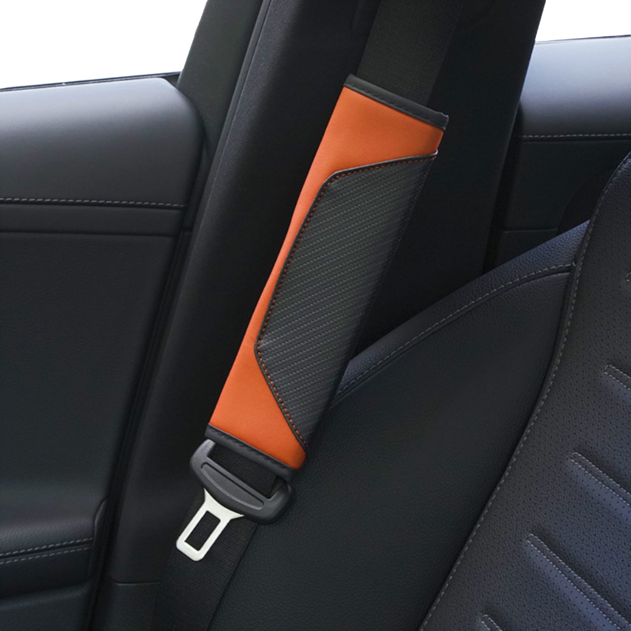 Leather Car Seat Belt Cover