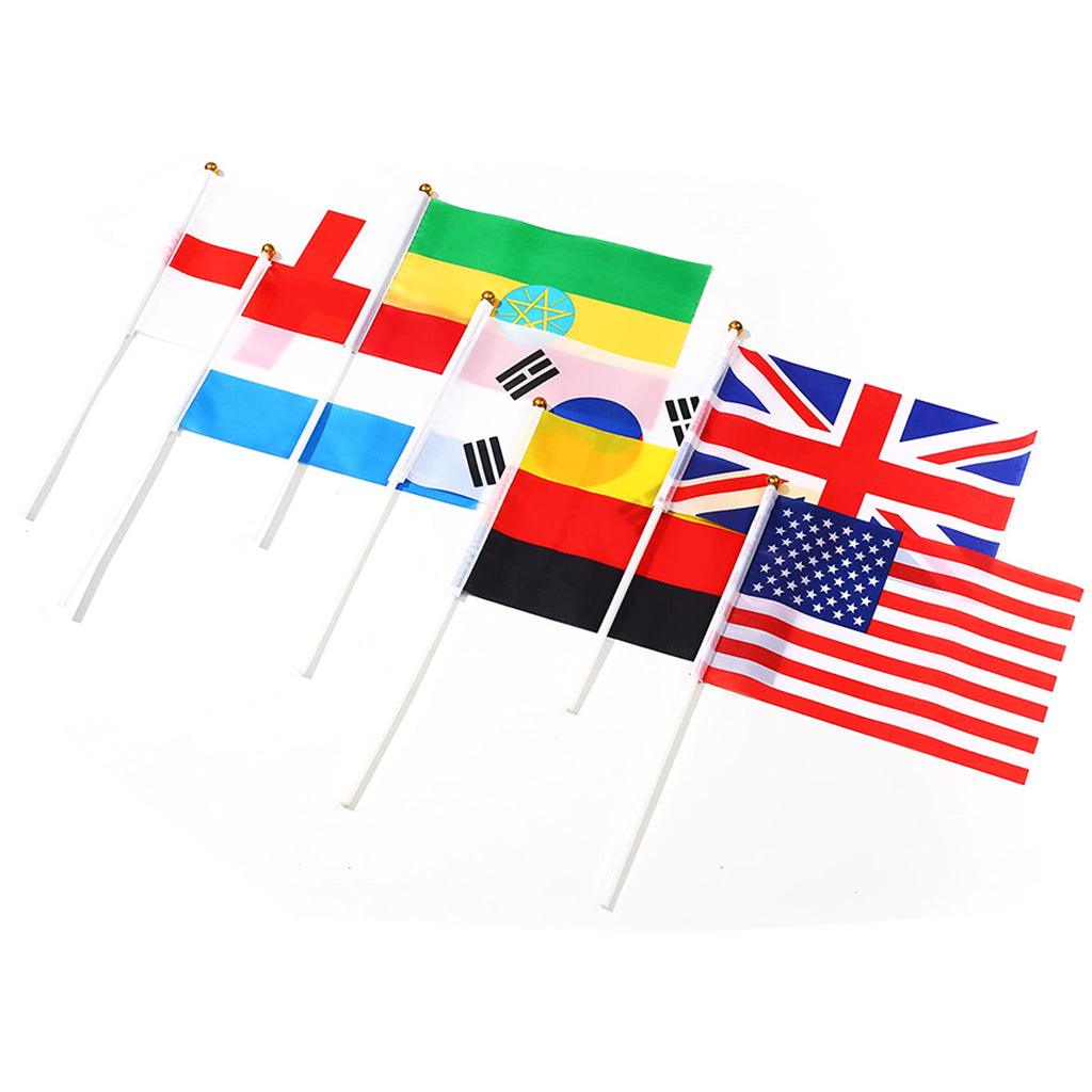 Hand-Crank Cheering Mini Flag