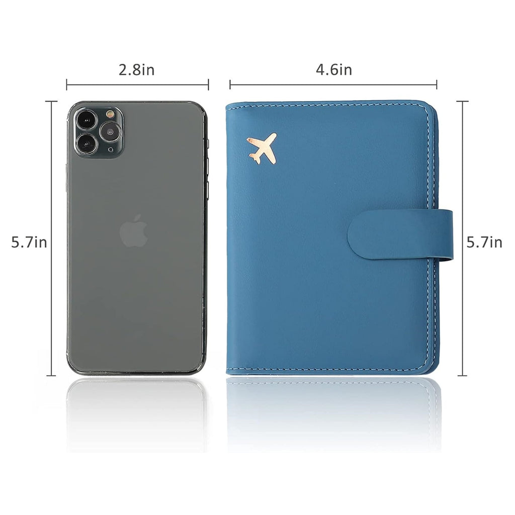 Magnetic Passport Holder Closed Shielded Travel Wallet