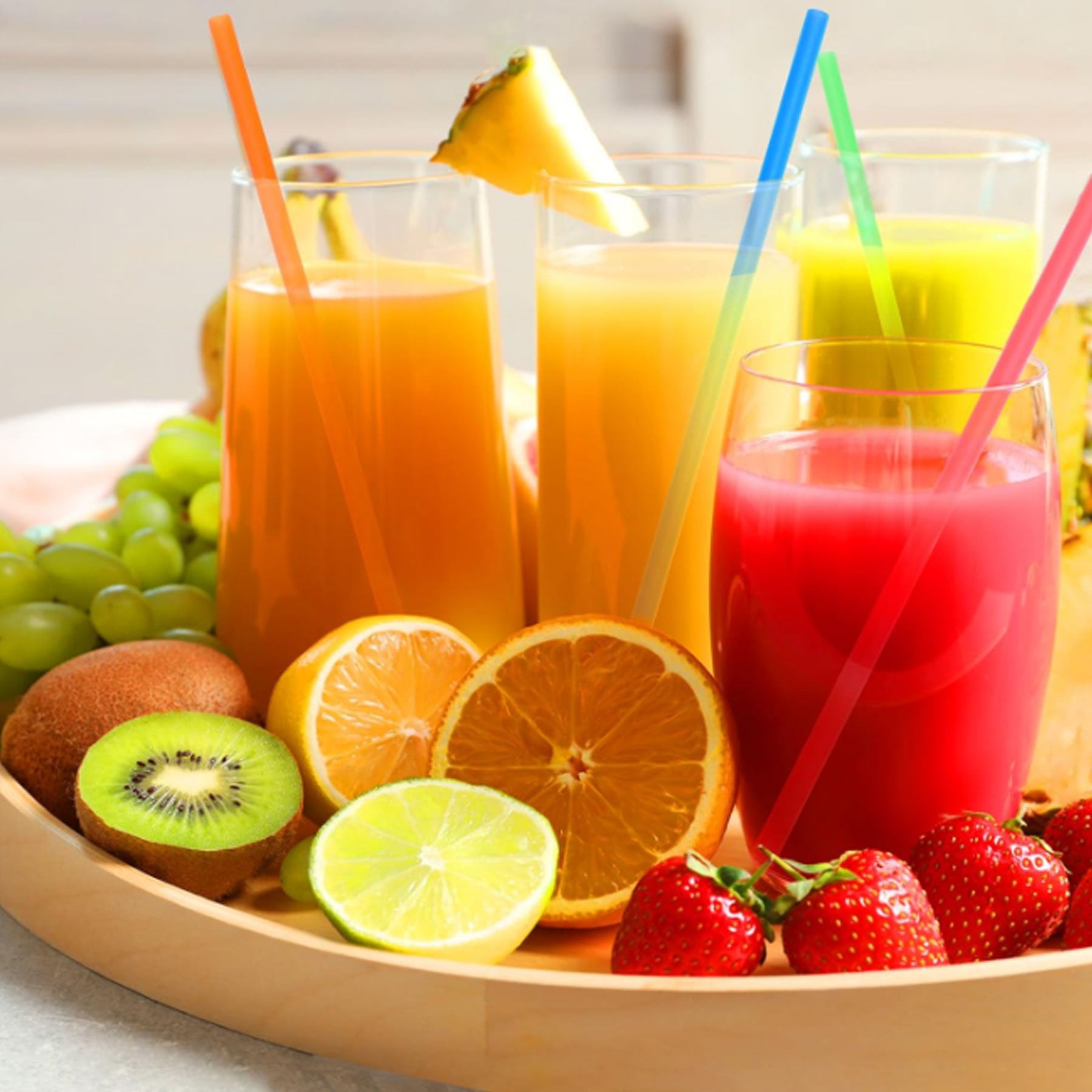 Plastic Disposable Straws