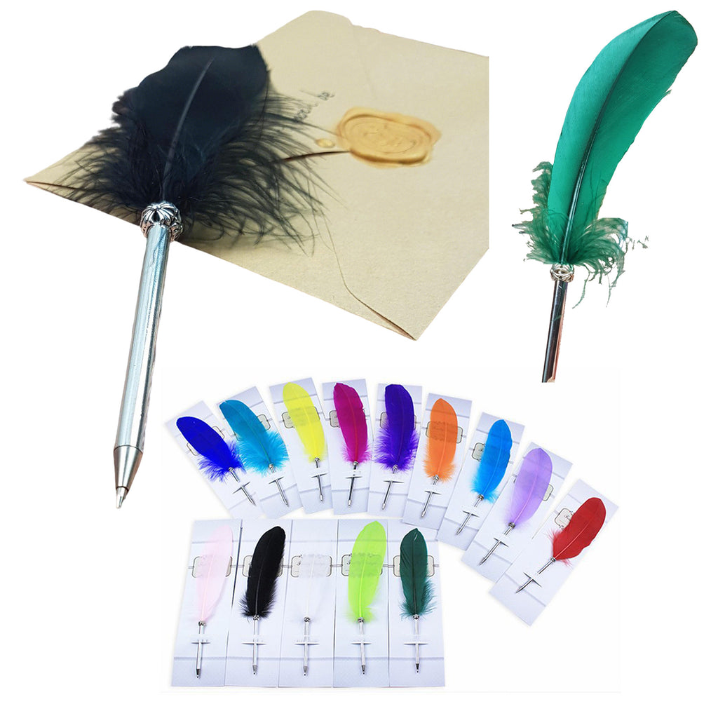 Creative Quill Pen Ballpoint Feather Christmas Gift