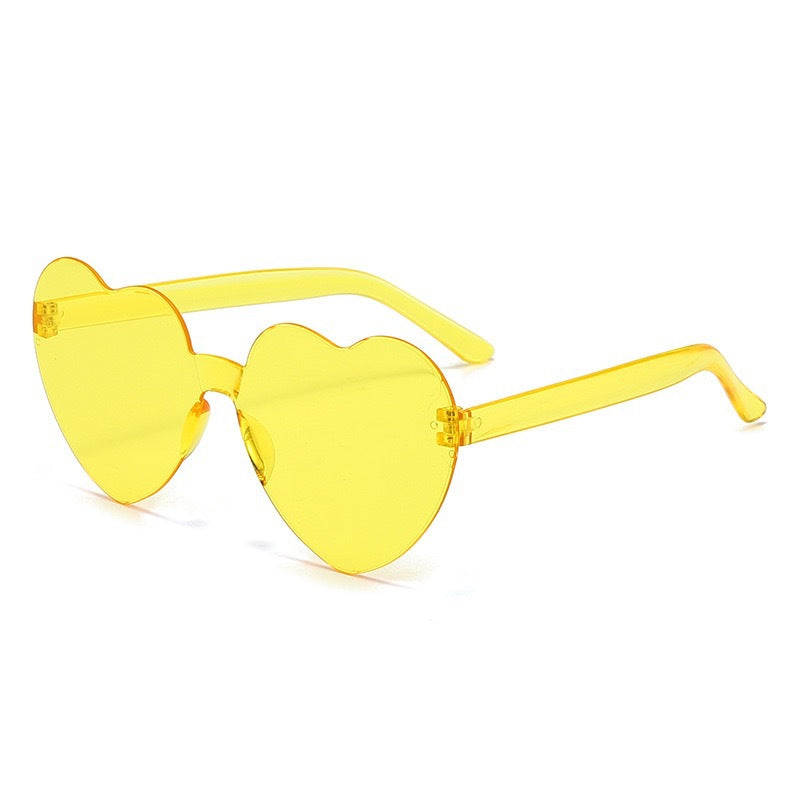 Colorful Heart Shaped Sunglasses
