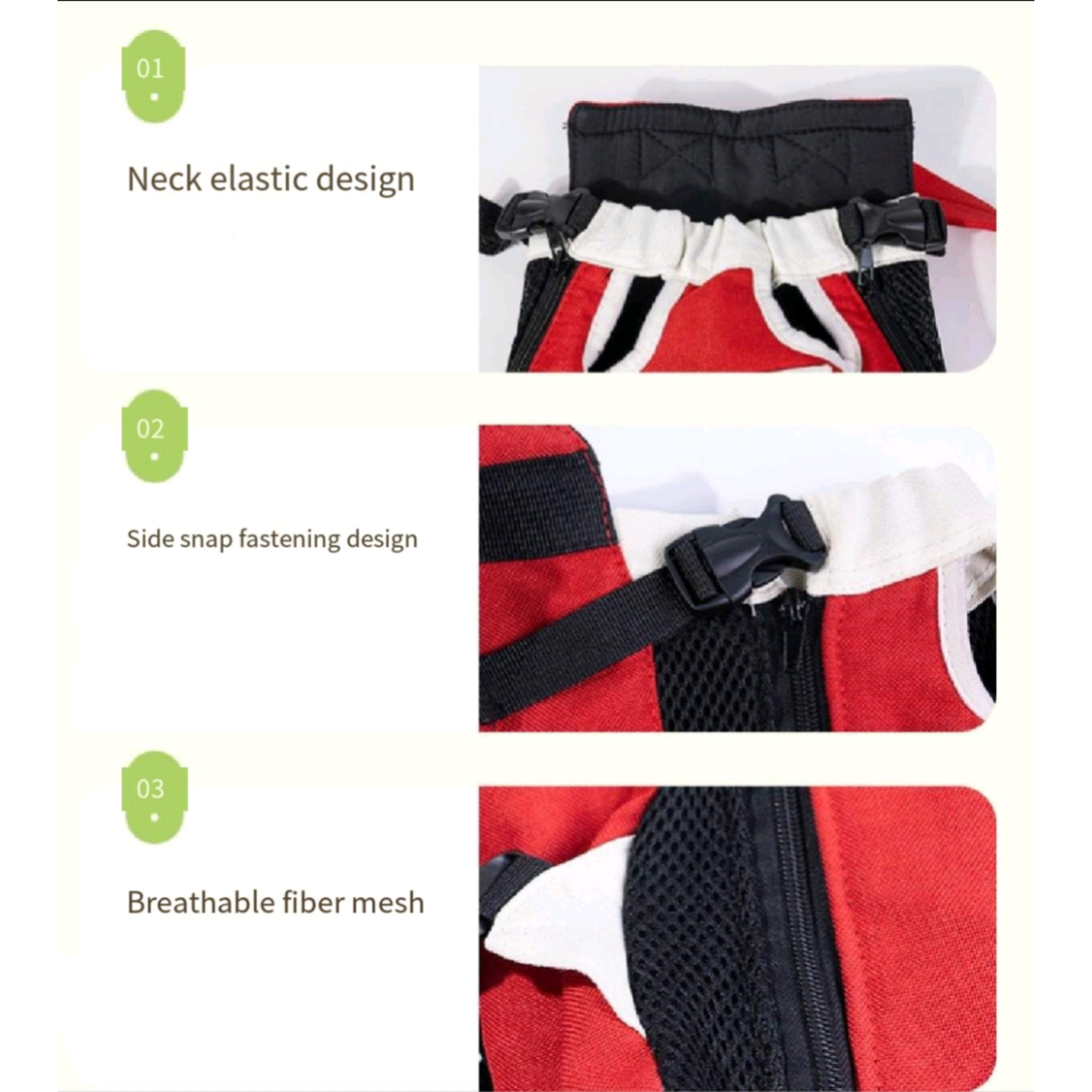 Ventilated Pet Carrier Backpack Portable Dog Cat Outdoor