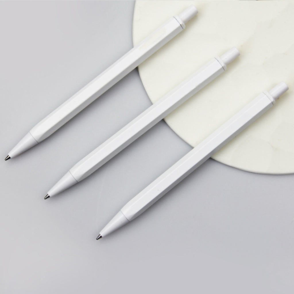 Semi-Metal Retractable Ballpoint Pen