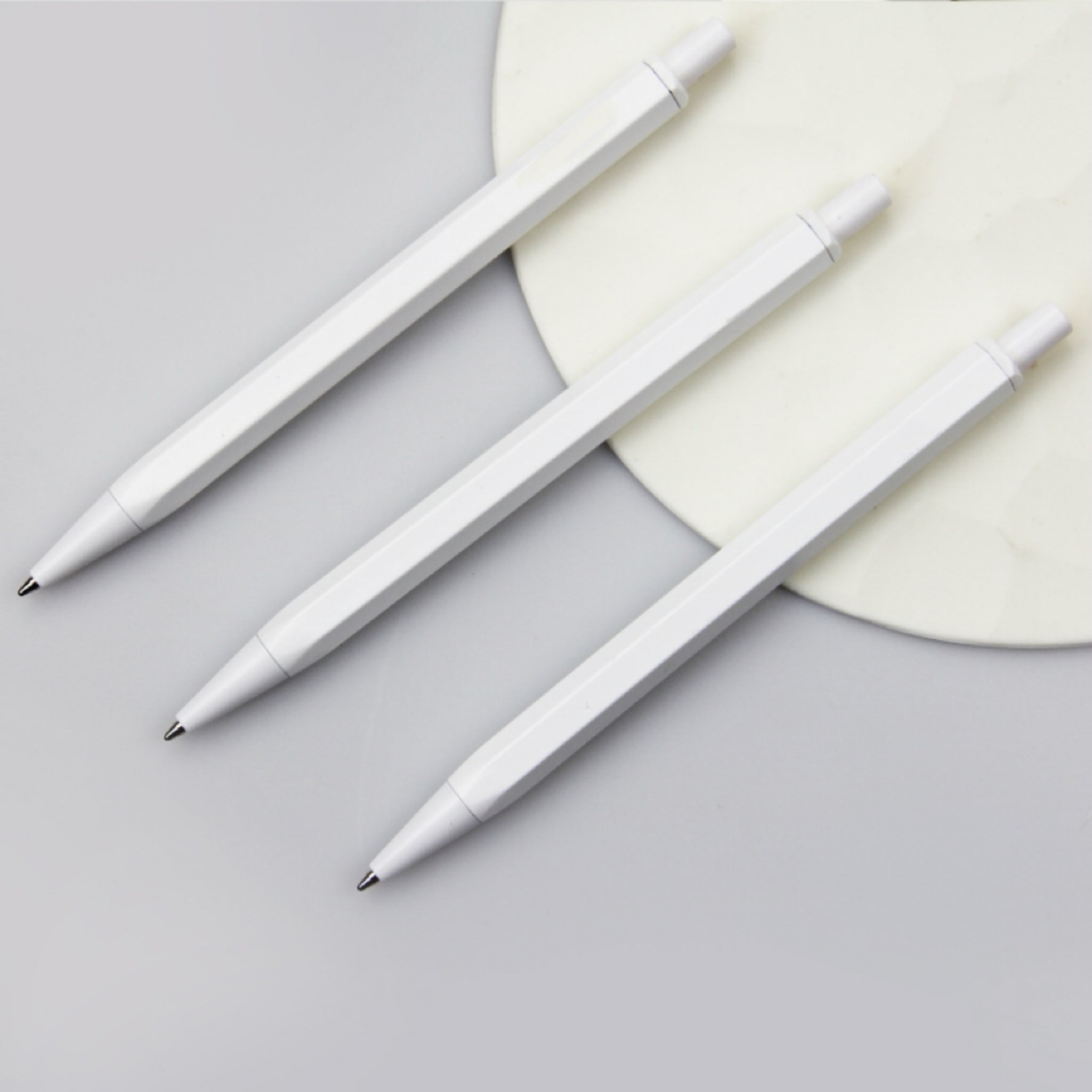 Semi-Metal Retractable Ballpoint Pen