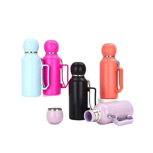 44Oz Stainless Steel Insulated Cup With Straw Spoon