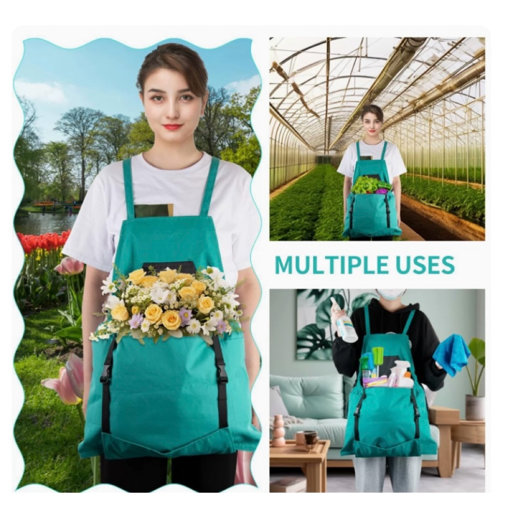 Outdoor Harvesting Large Pocket Apron