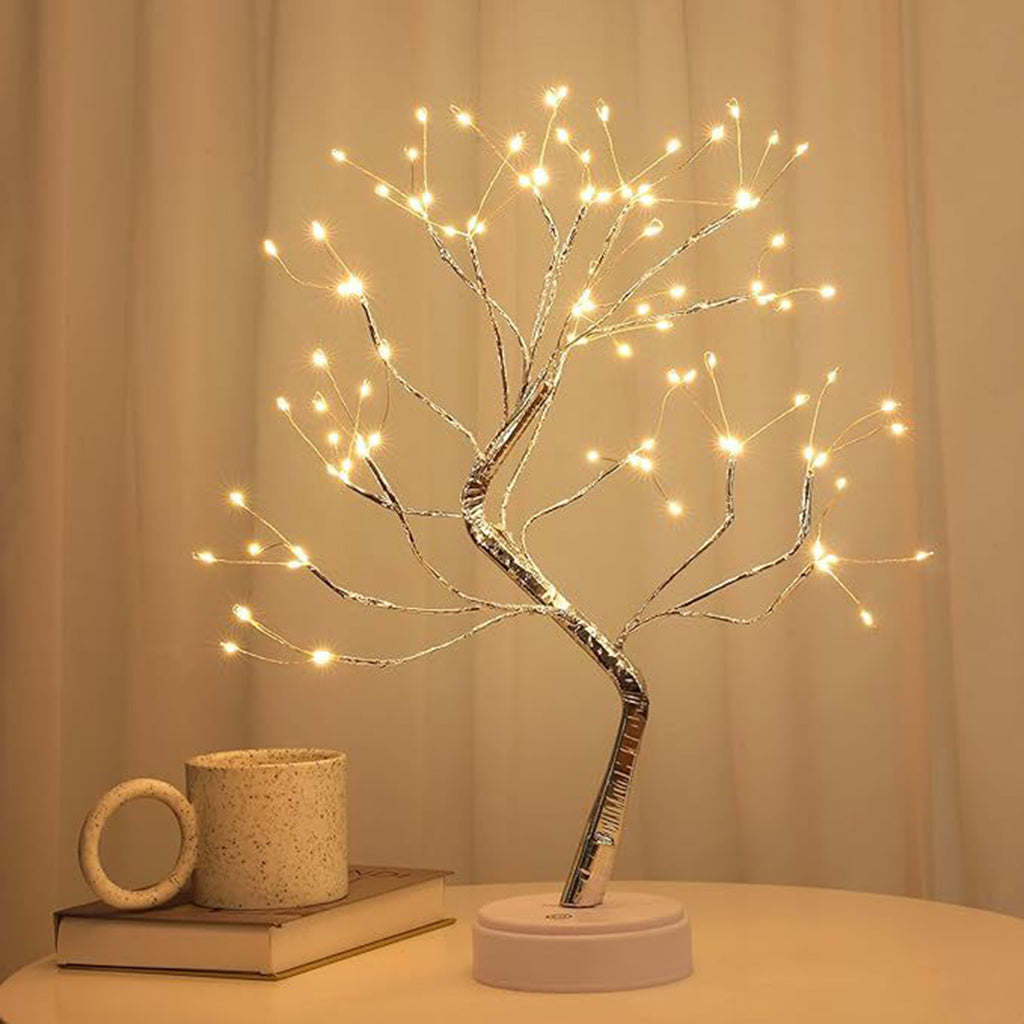 108-LED Fairy Sparkly Tree Night Lamp With 8 Flashing Modes