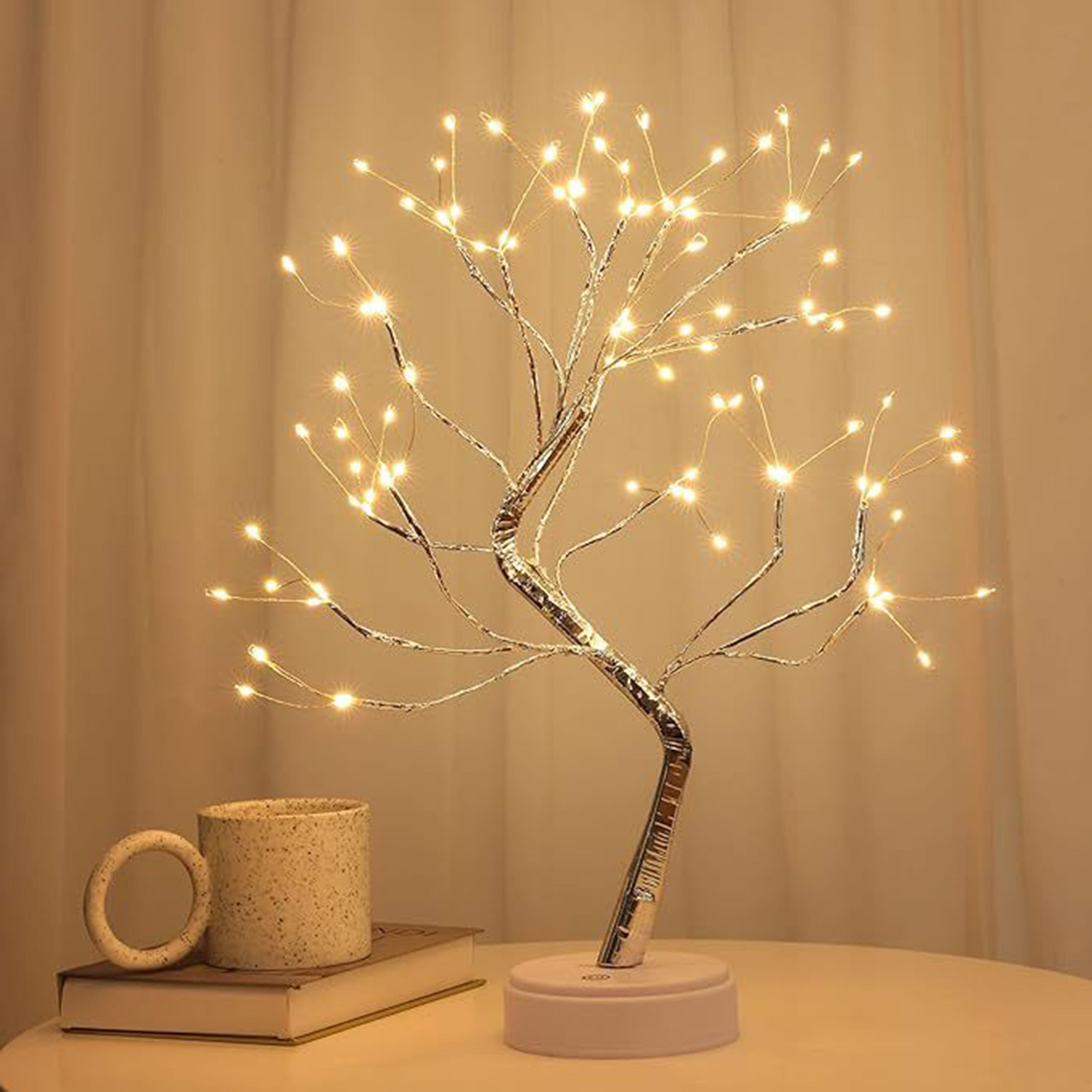 108-LED Fairy Sparkly Tree Night Lamp With 8 Flashing Modes