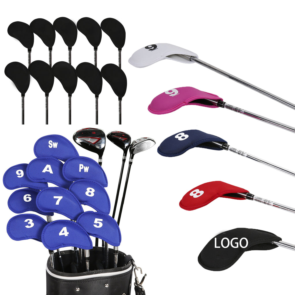 Set Of Ten Professional Golf Club Head Protectors
