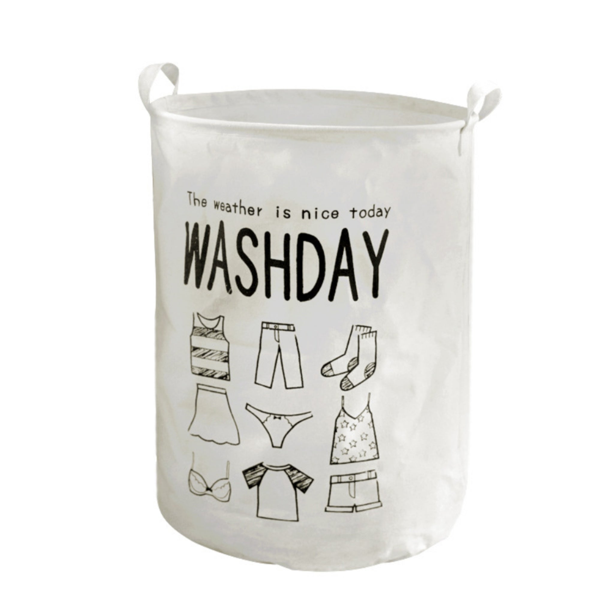 Cotton - linen Laundry Storage Basket
