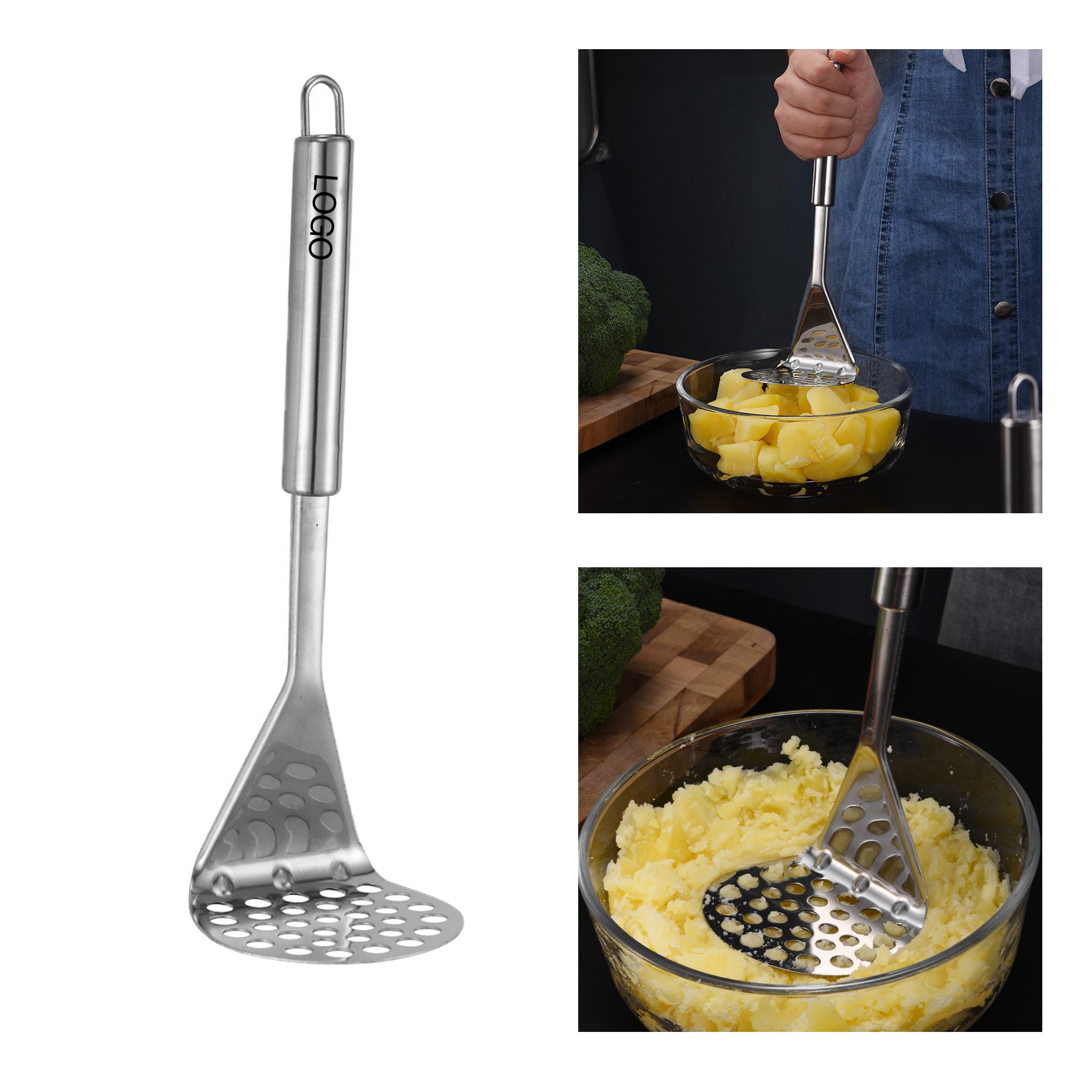 Stainless Steel Potato Masher