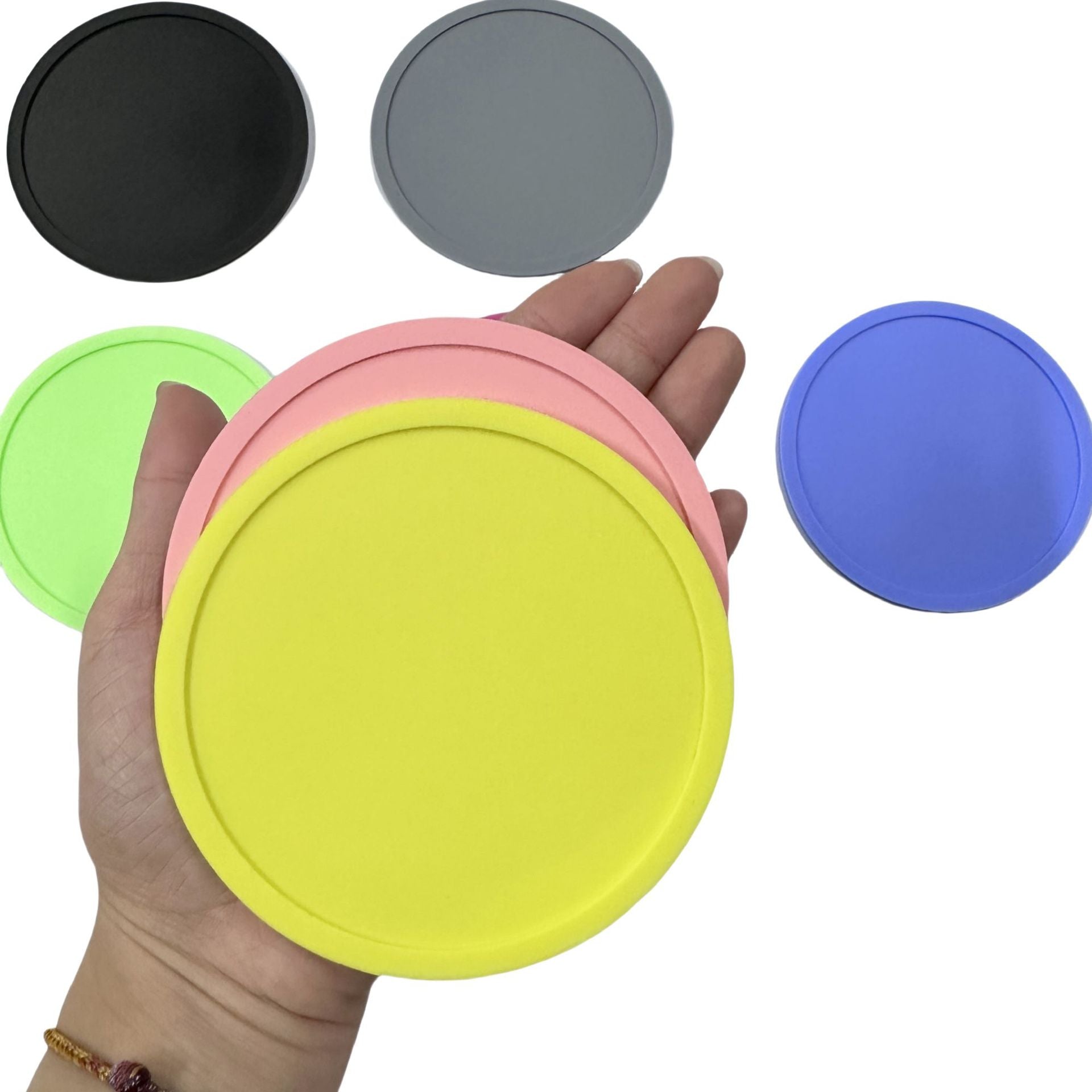 Round Soft Silicone Cup Mat