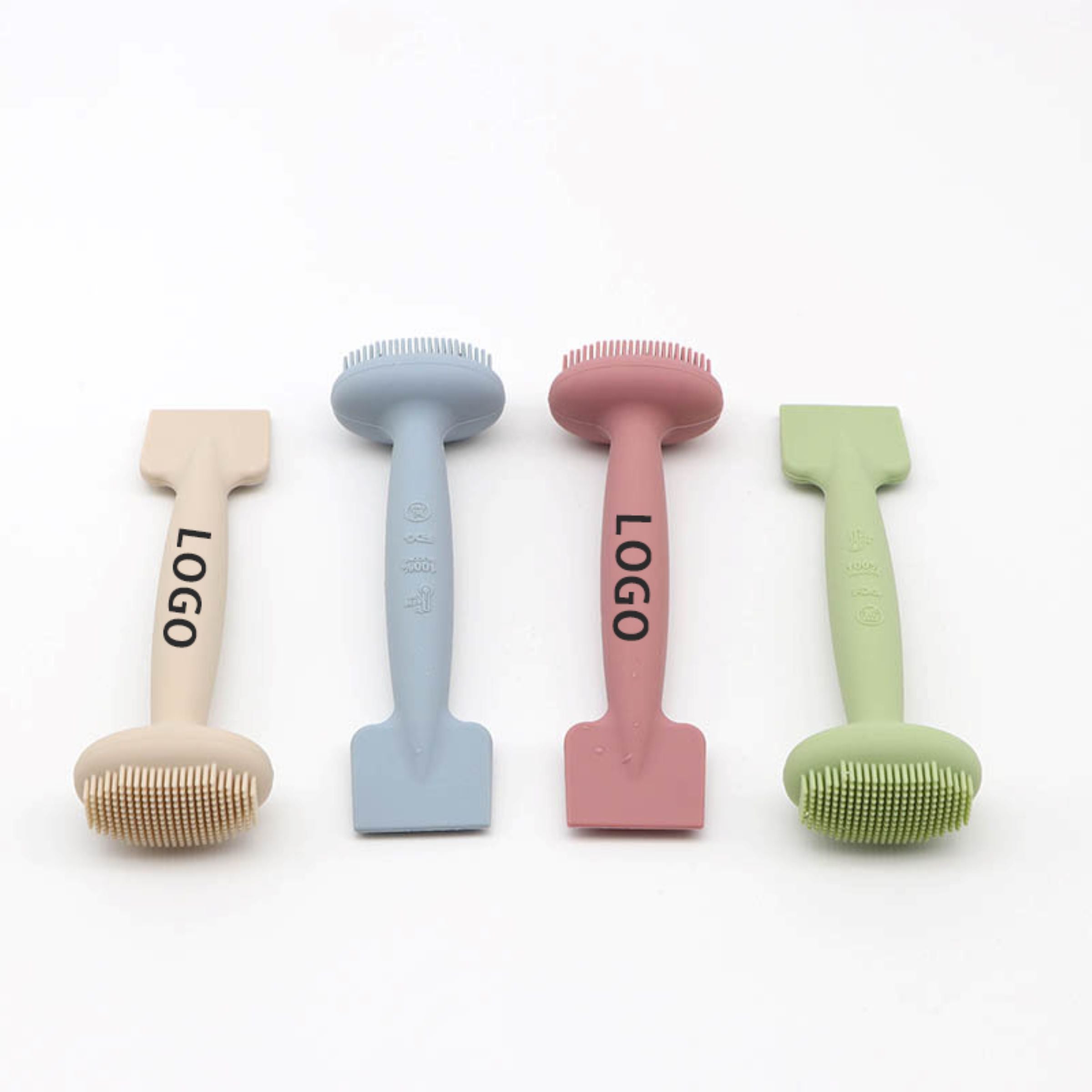 Dual - Head Silicone Facial Mask Brush