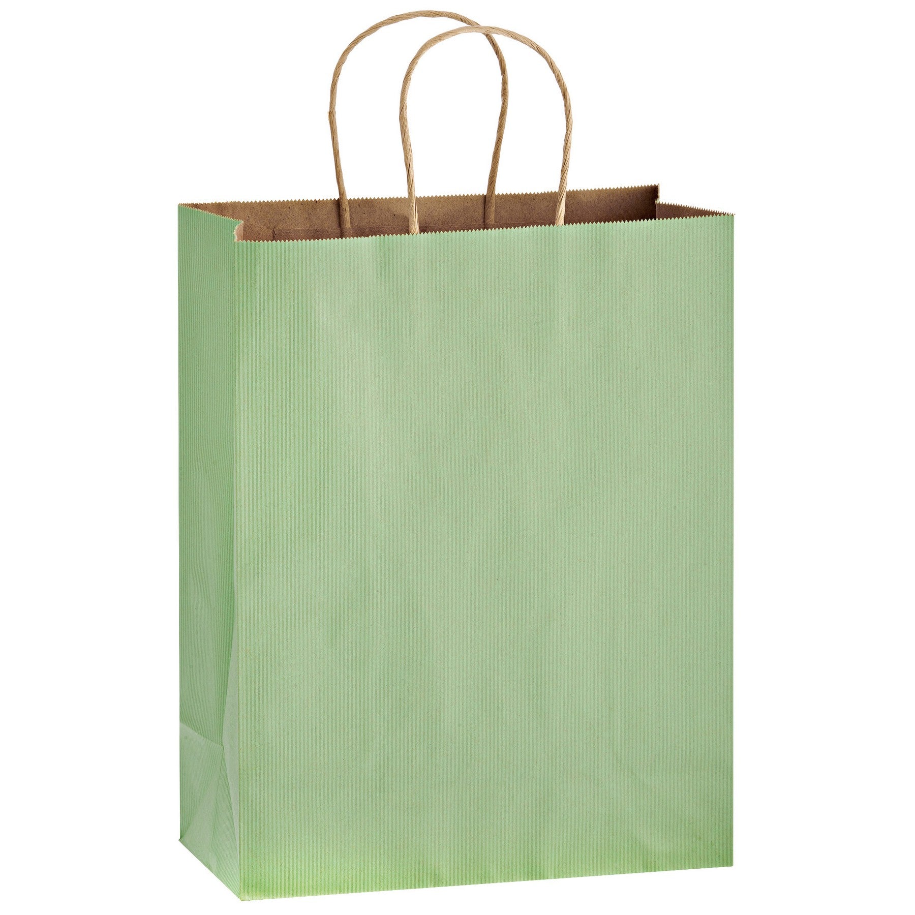 Matte Color Paper Shopper Tote Bag (10"x5"x13")