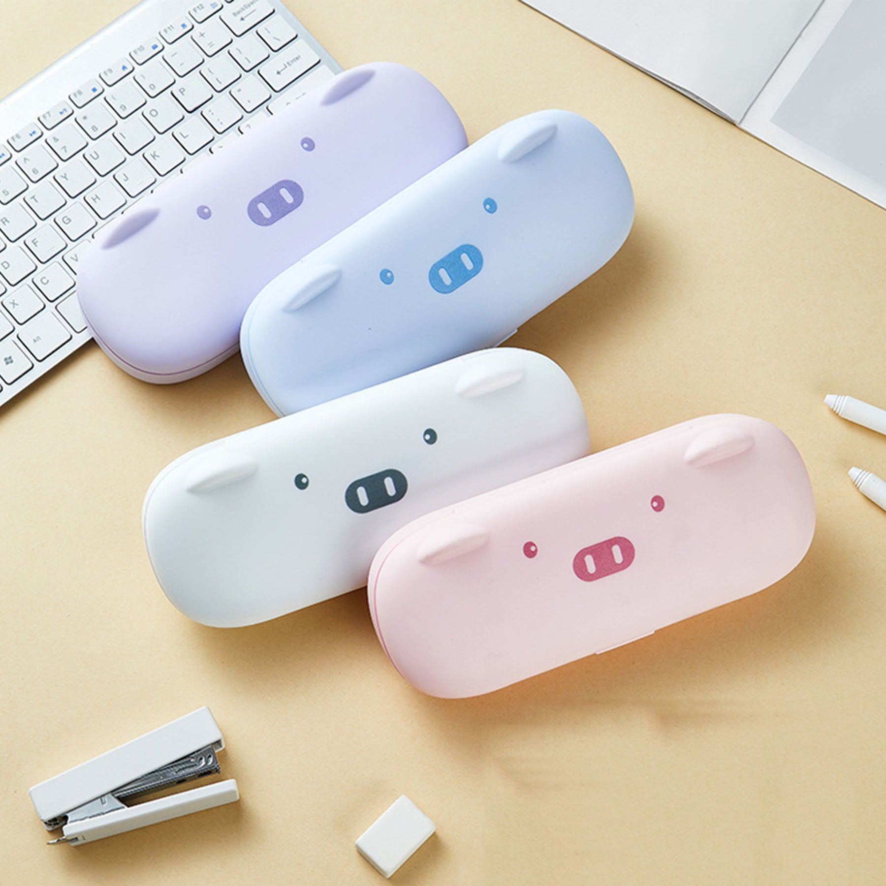 Adorable Pig Pencil Case