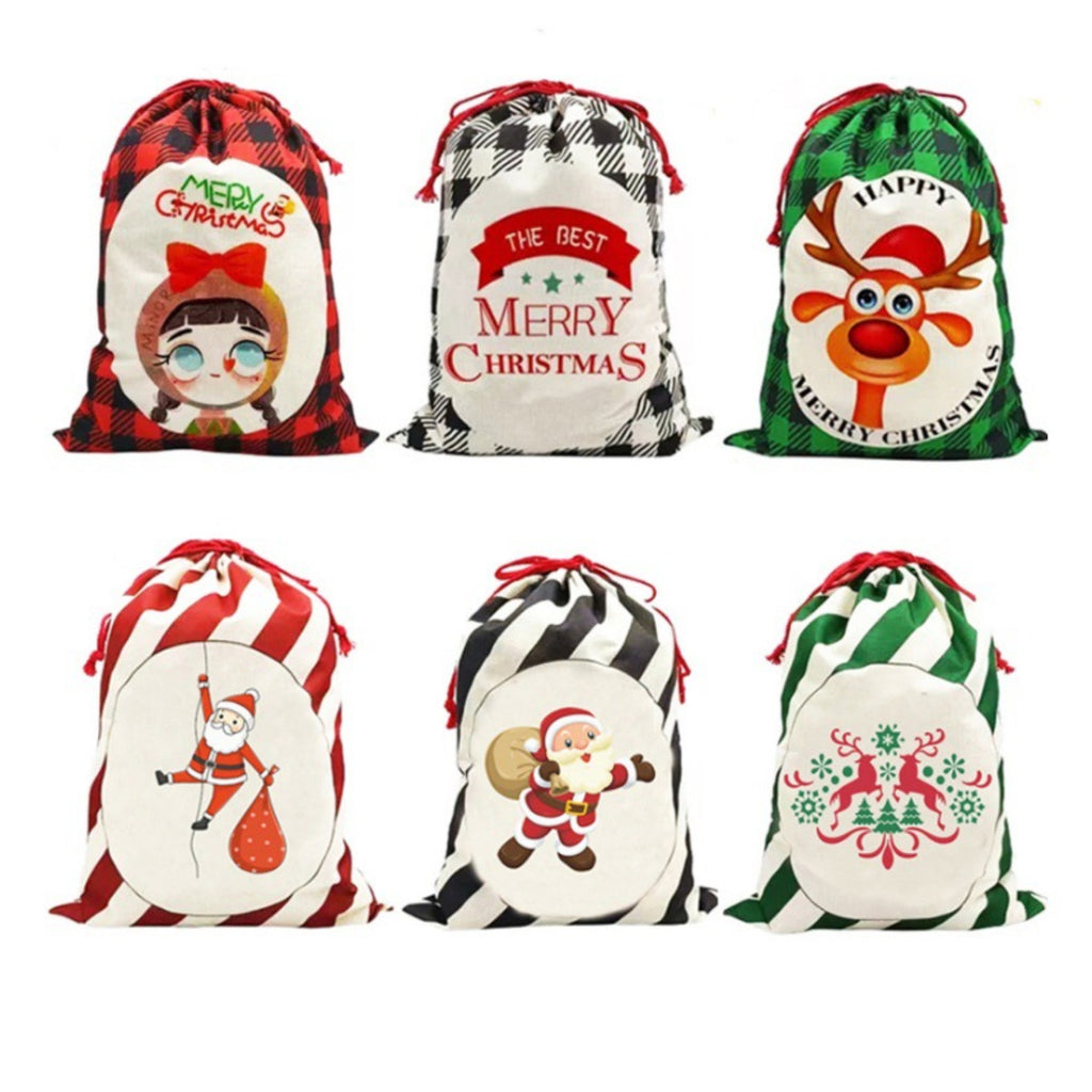 Drawstring Christmas Gift Bag