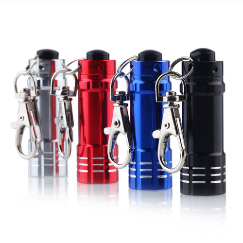 Aluminum Alloy Flashlight Key Chain
