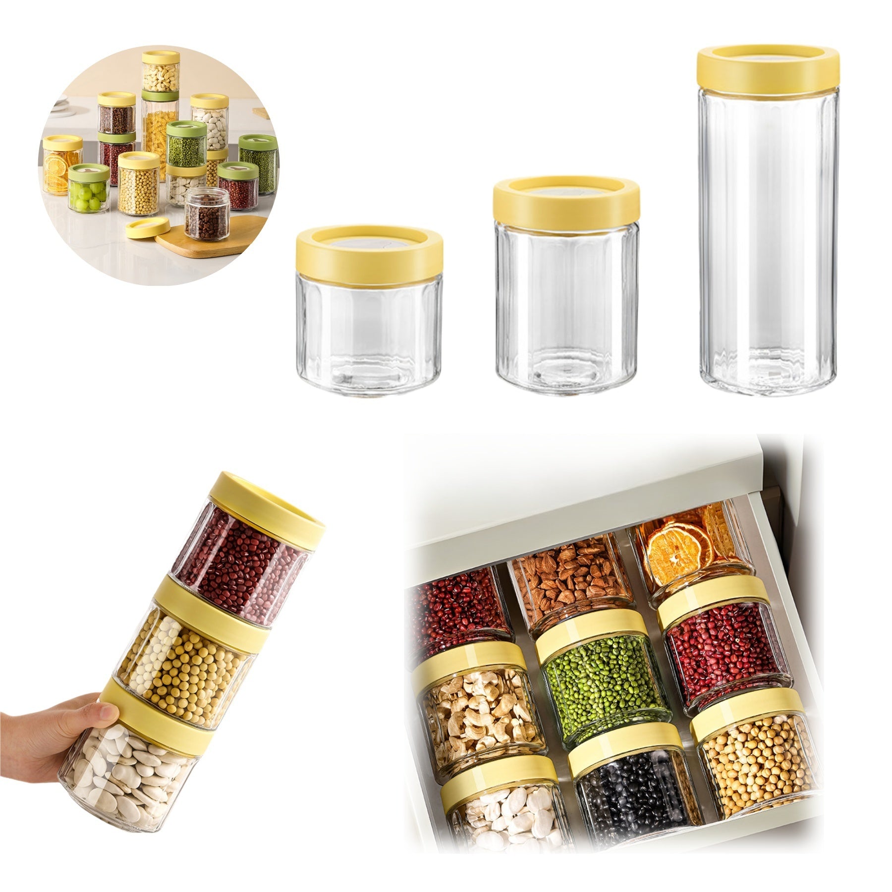 Food-Grade Glass Sealed Jars