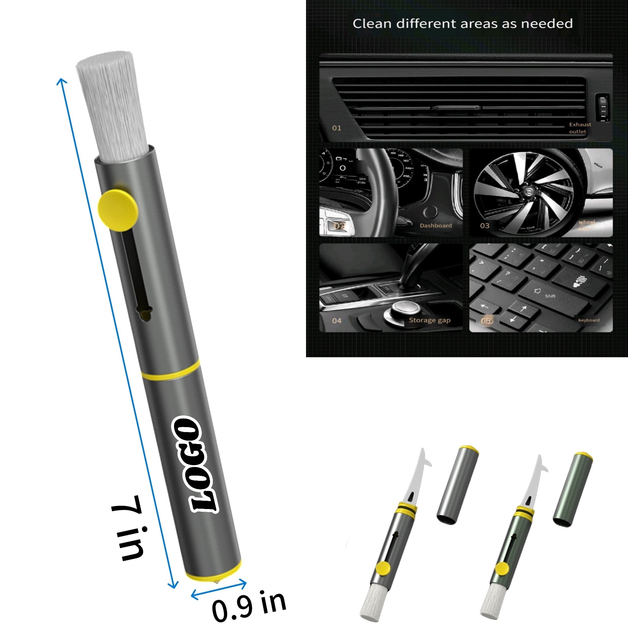 Car Multifunctional Cleaning Brush