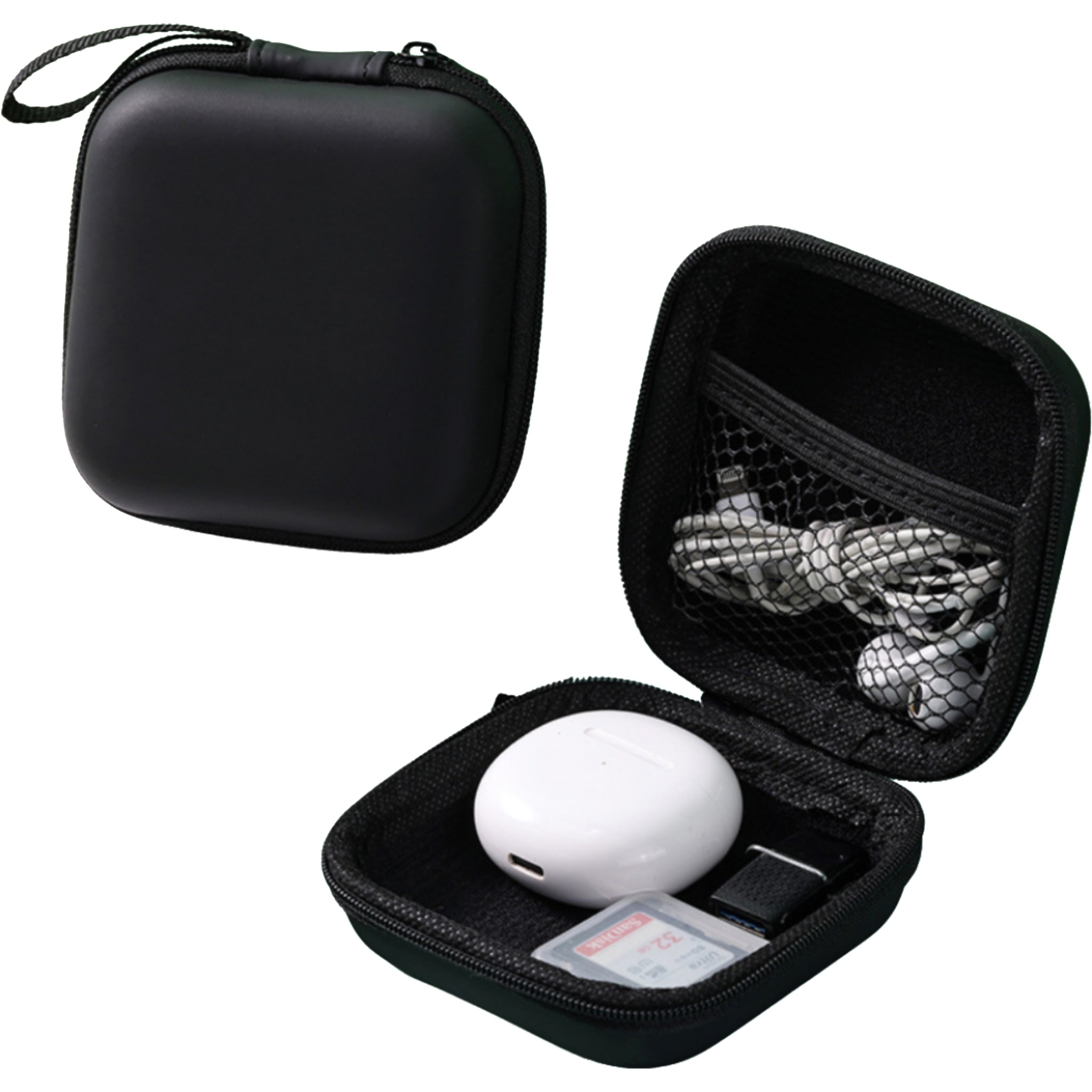 Earphone Case EVA Shockproof Organizer Cable Travel Storage