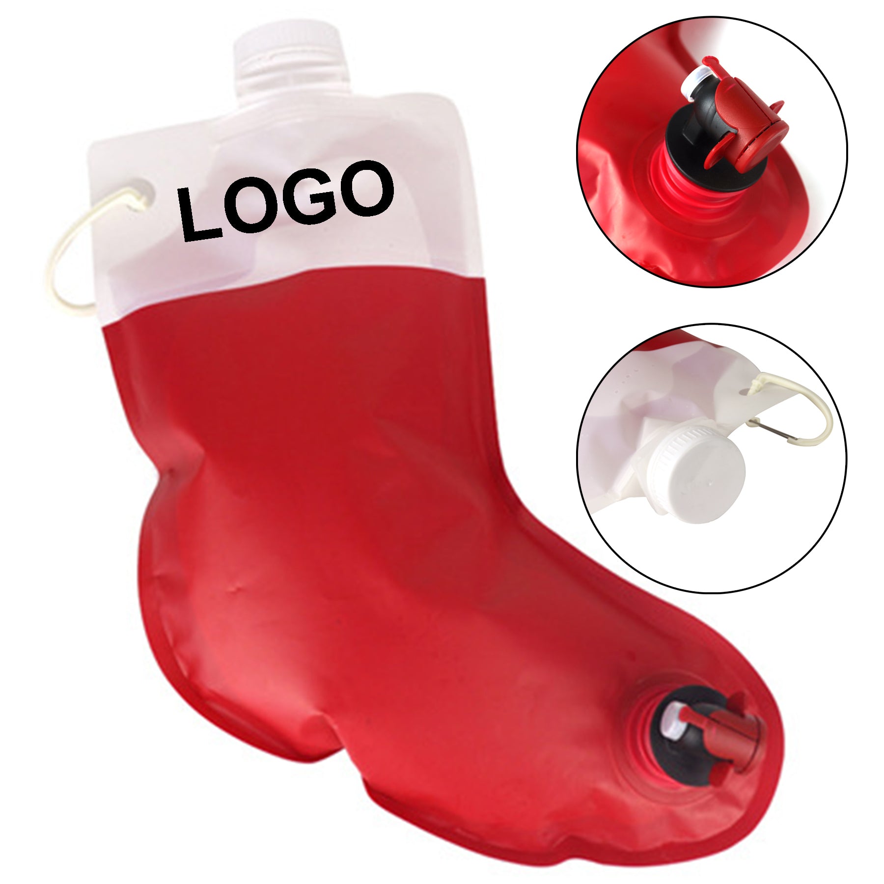 Christmas Stocking Wine Bag Drinking Container