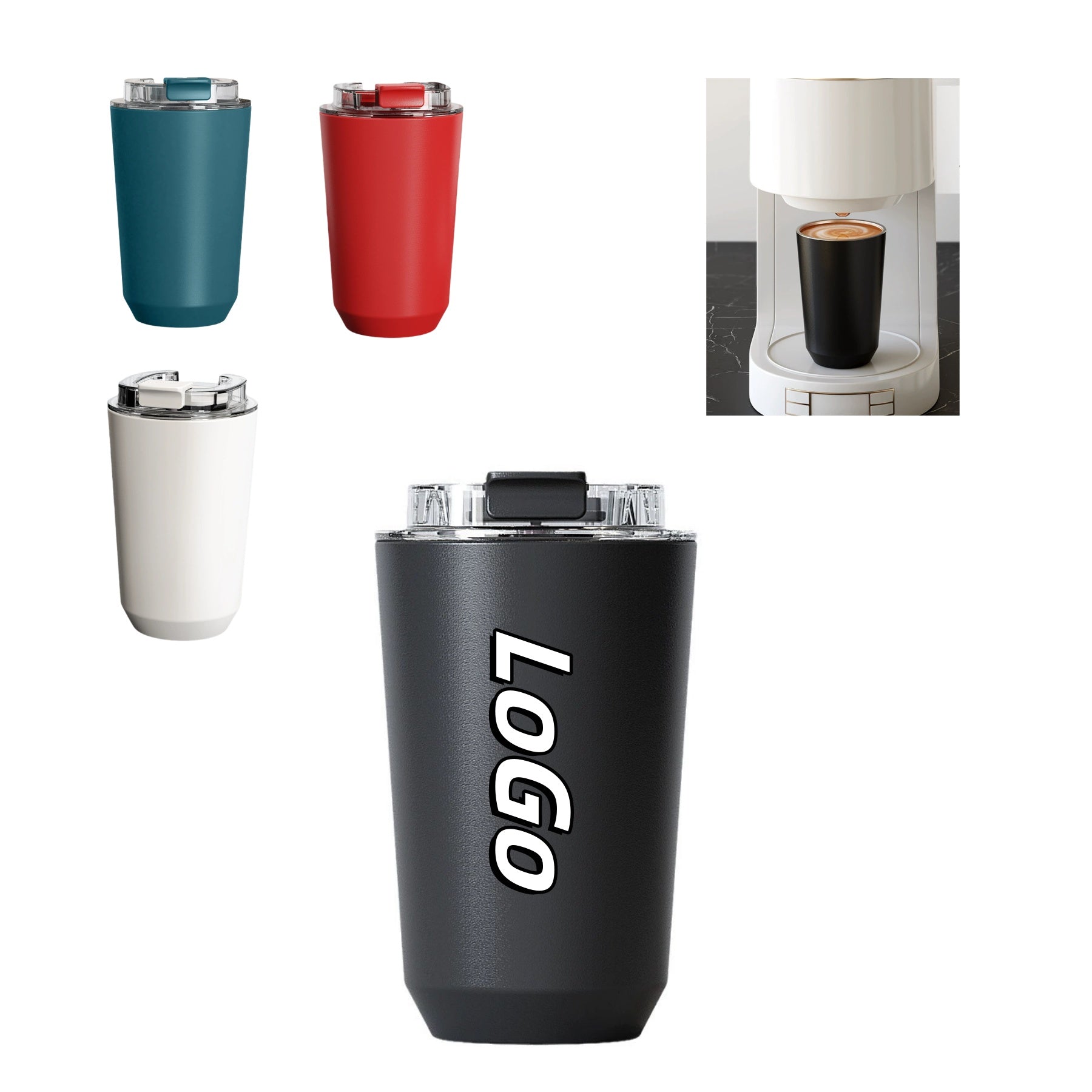 Car - mounted Mini Flip - top Pocket Cup