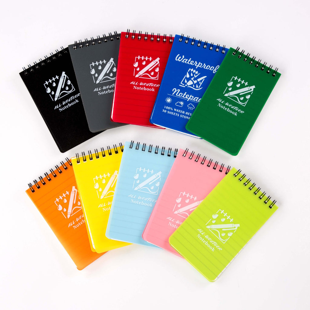Colorful Spiral Pocket Notebooks