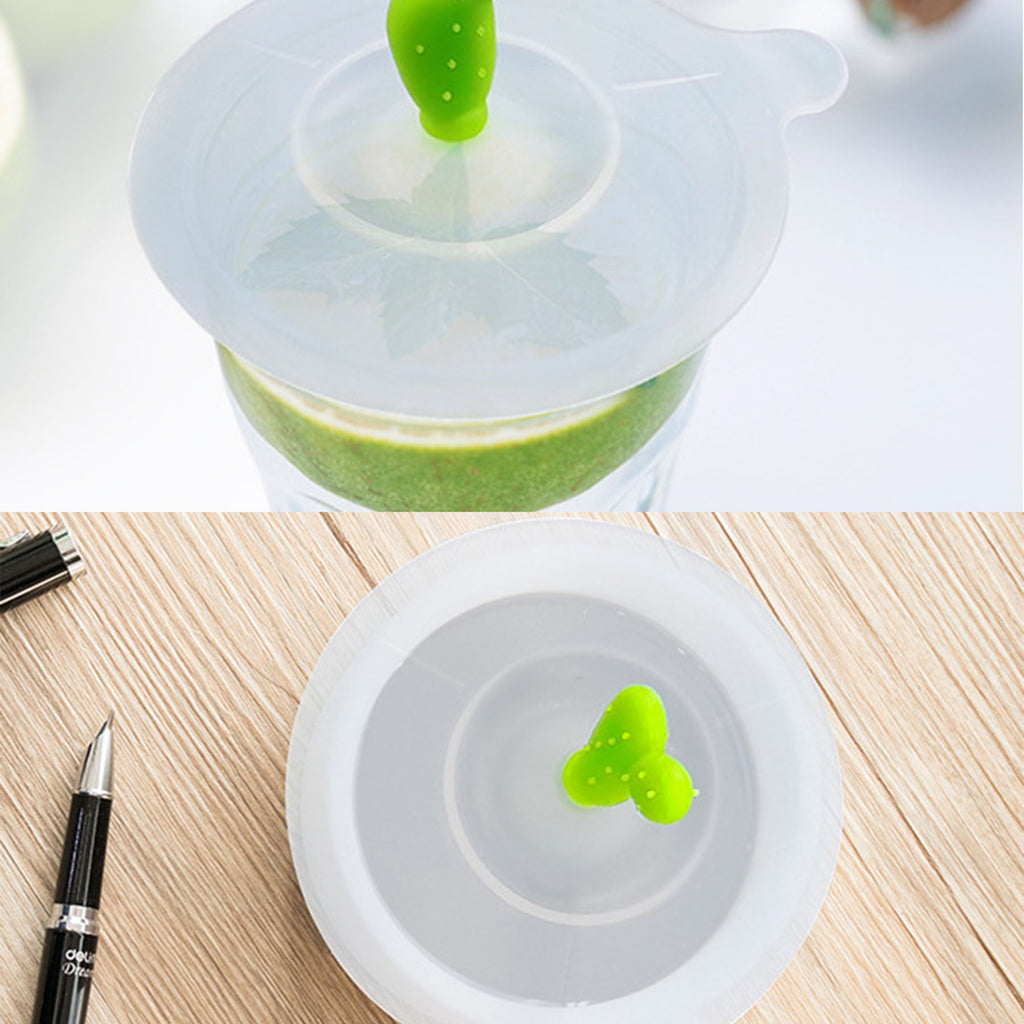 Cactus Sealed Silicone Mug Lid