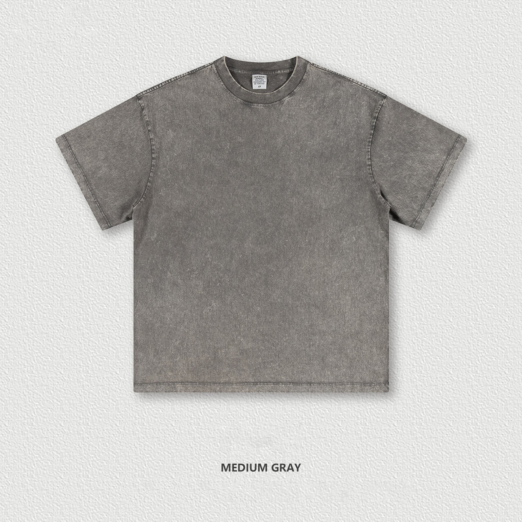 275G Washed Batik Crewneck Short Sleeves
