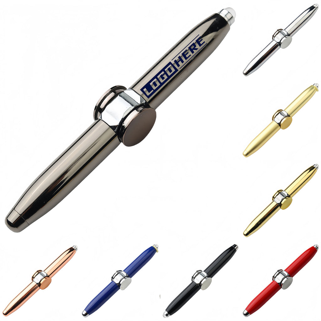 Glow Spin LED Ballpoint Pen