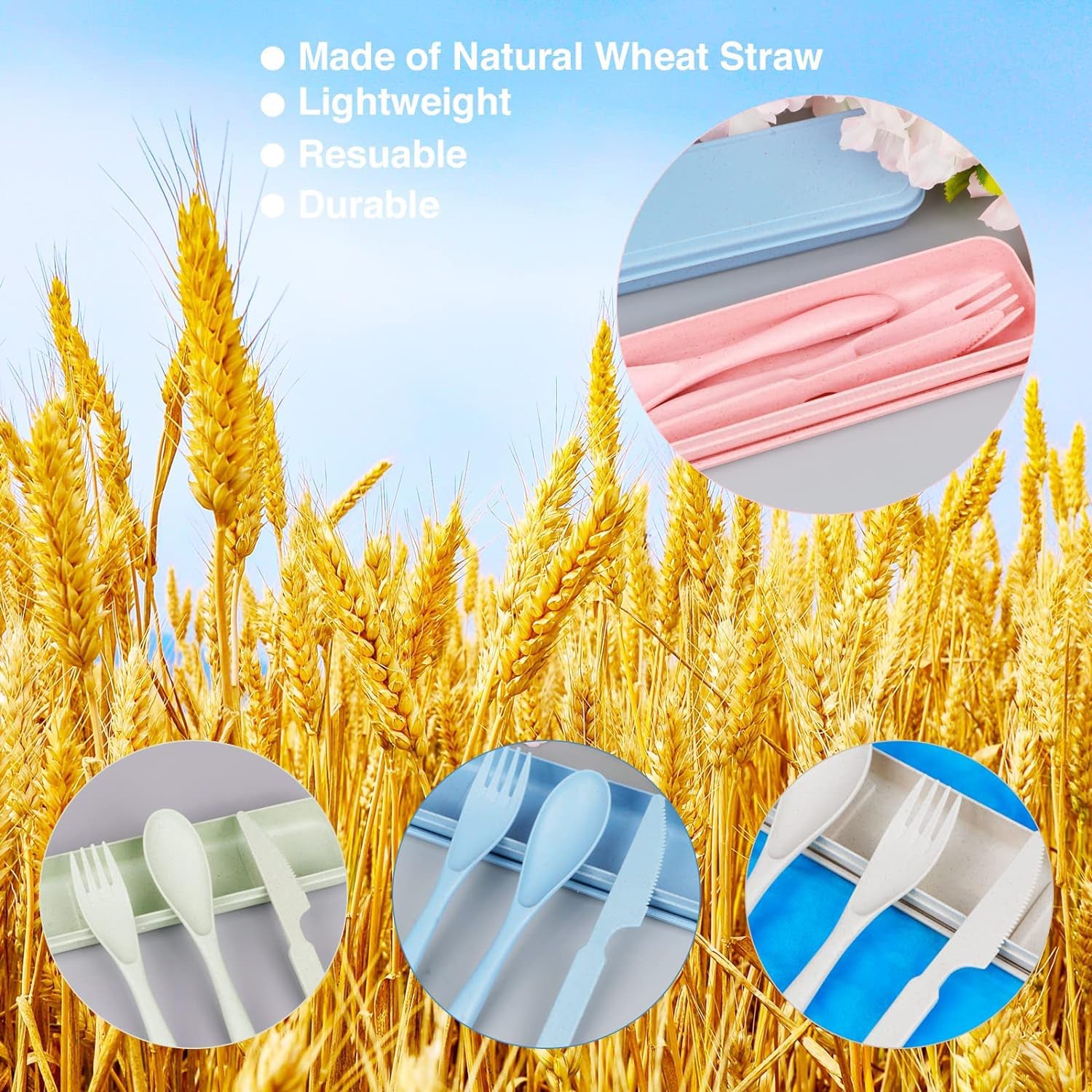 Wheat Straw Cutlery Set